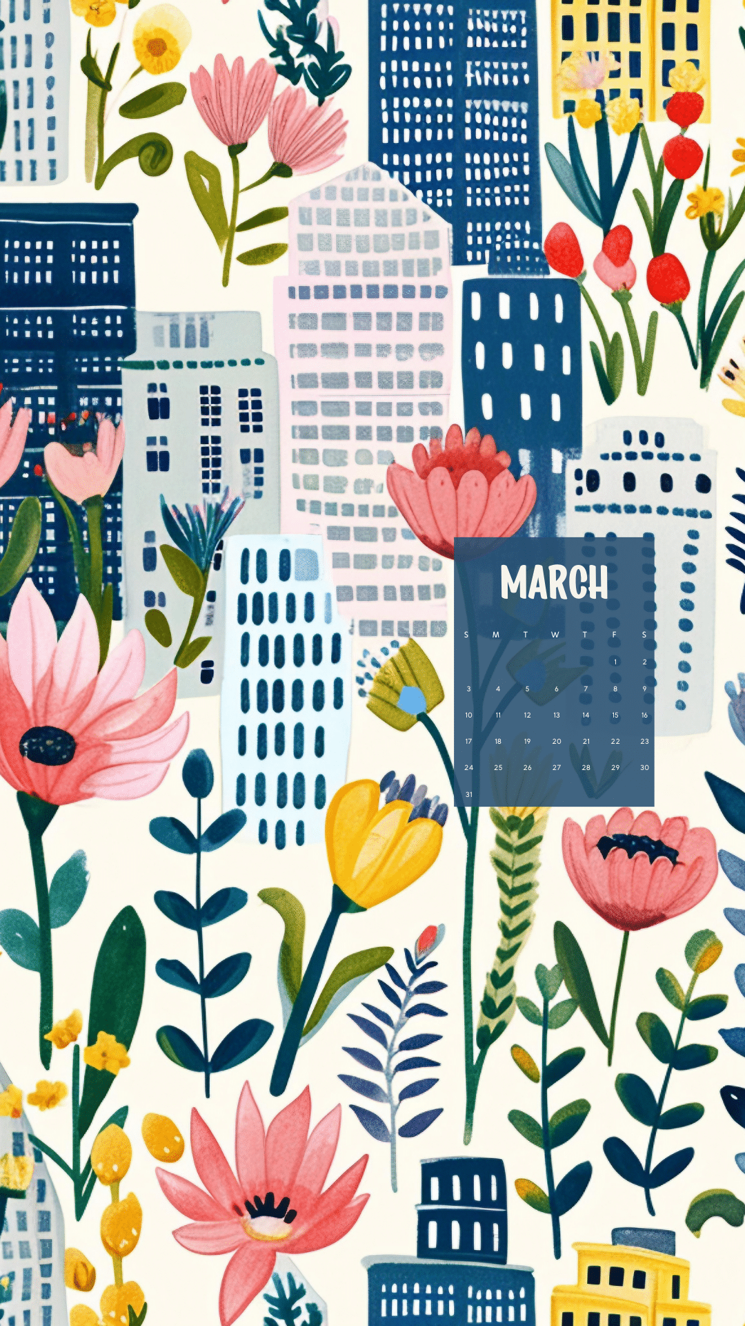 Free March Desktop Wallpaper & iPhone