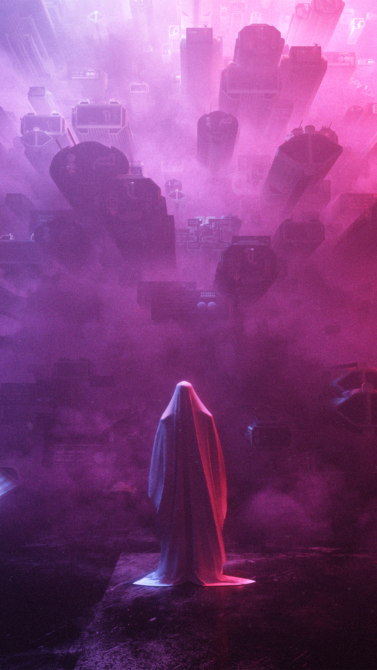 Art Space Red Purple