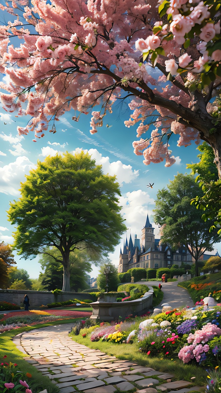 Download, Castle, Garden