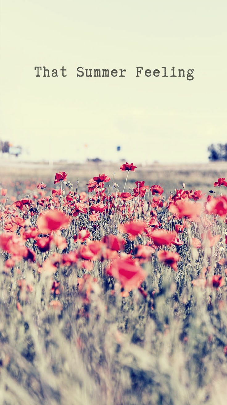 Floral Wallpaper To Enjoy That Summer Feeling.