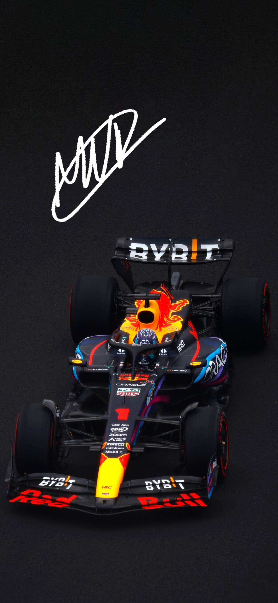 Max Verstappen. Miami Phone Wallpaper