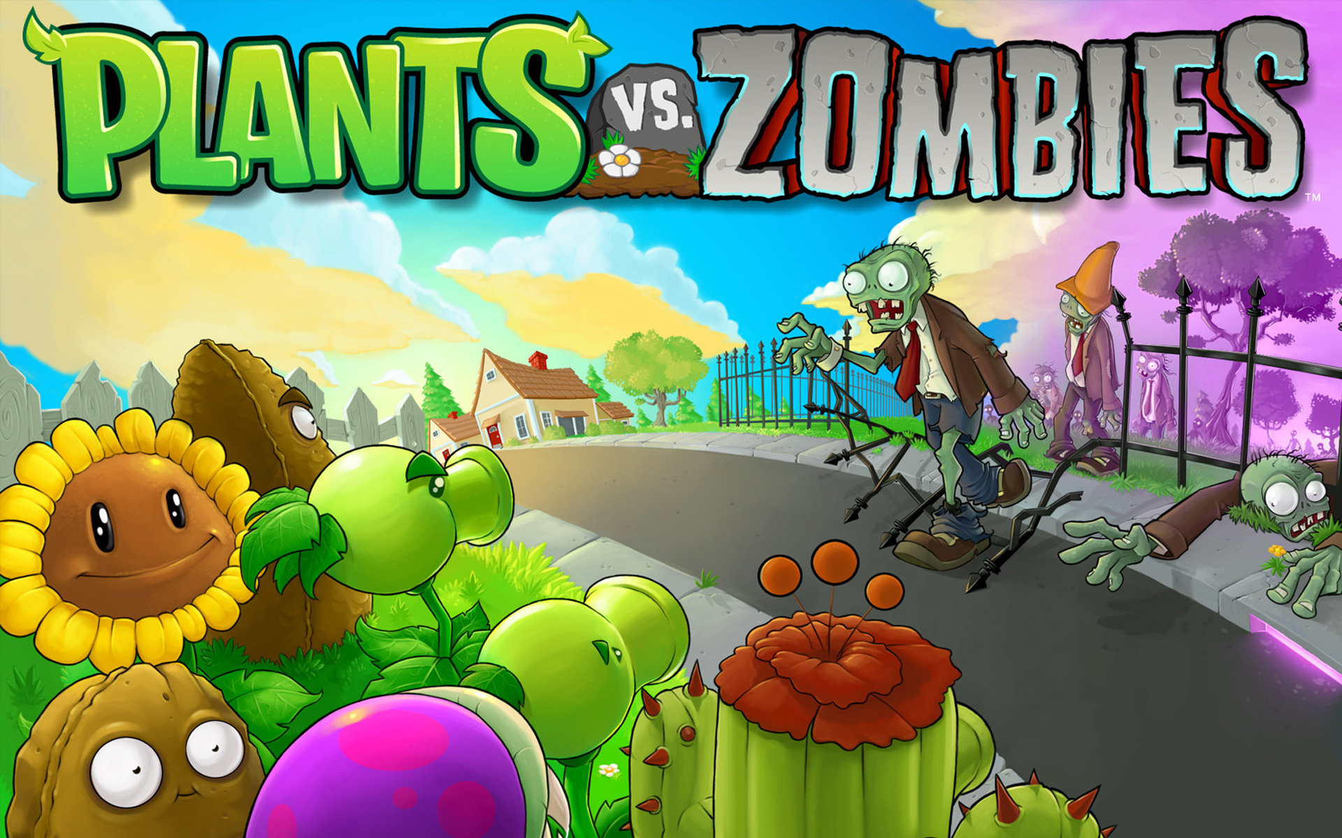 Epic Plants vs. Zombies HD Wallpaper