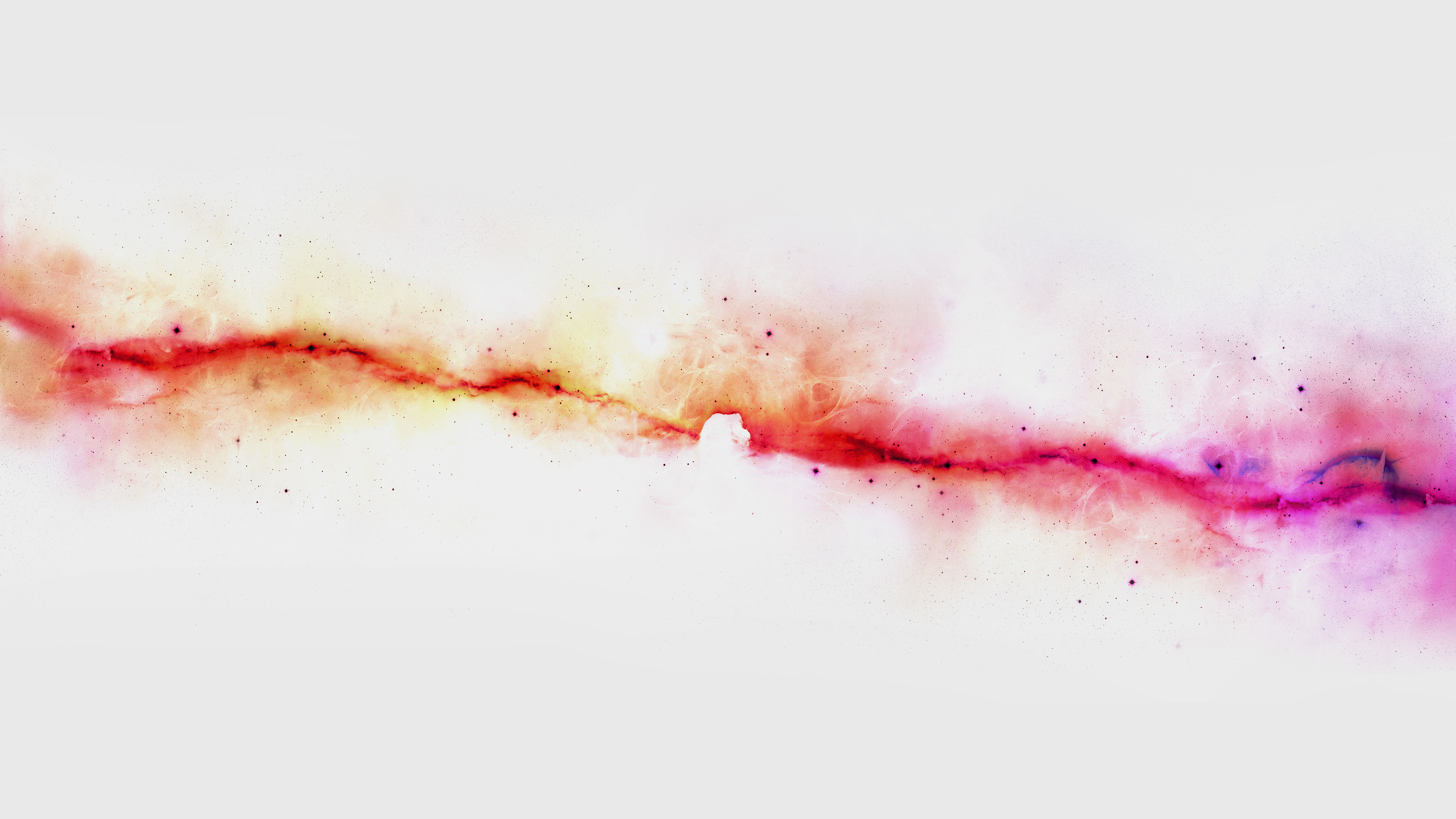 Star Road River Space Red White Aurora