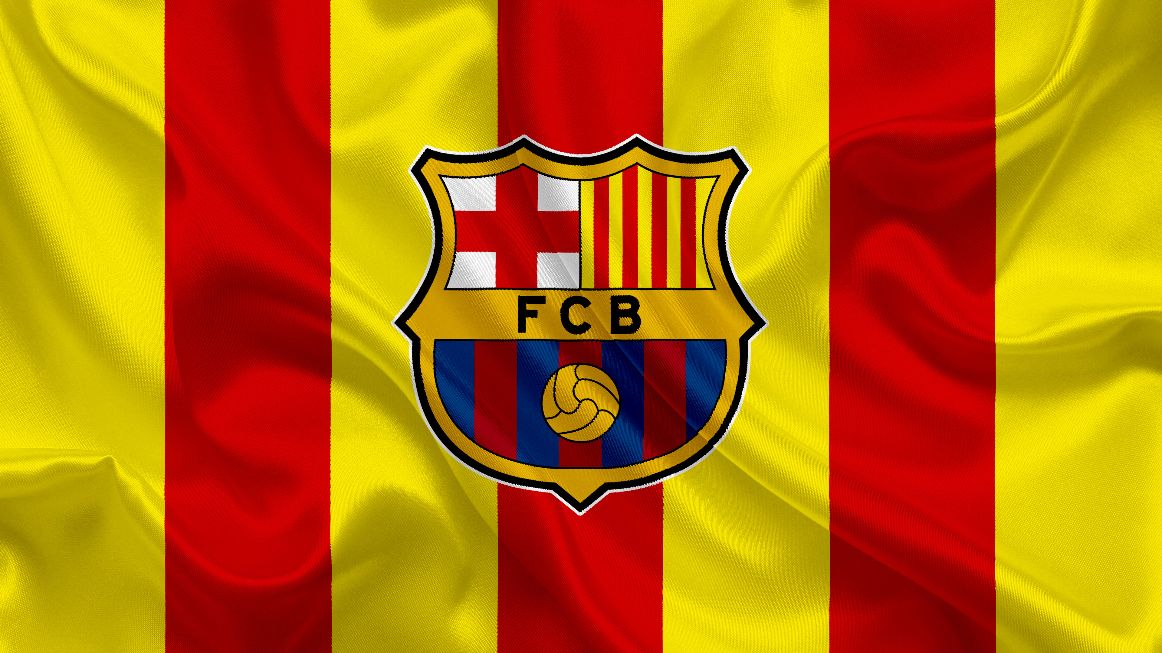 FC Barcelona (FCB) Logo 4K Wallpaper