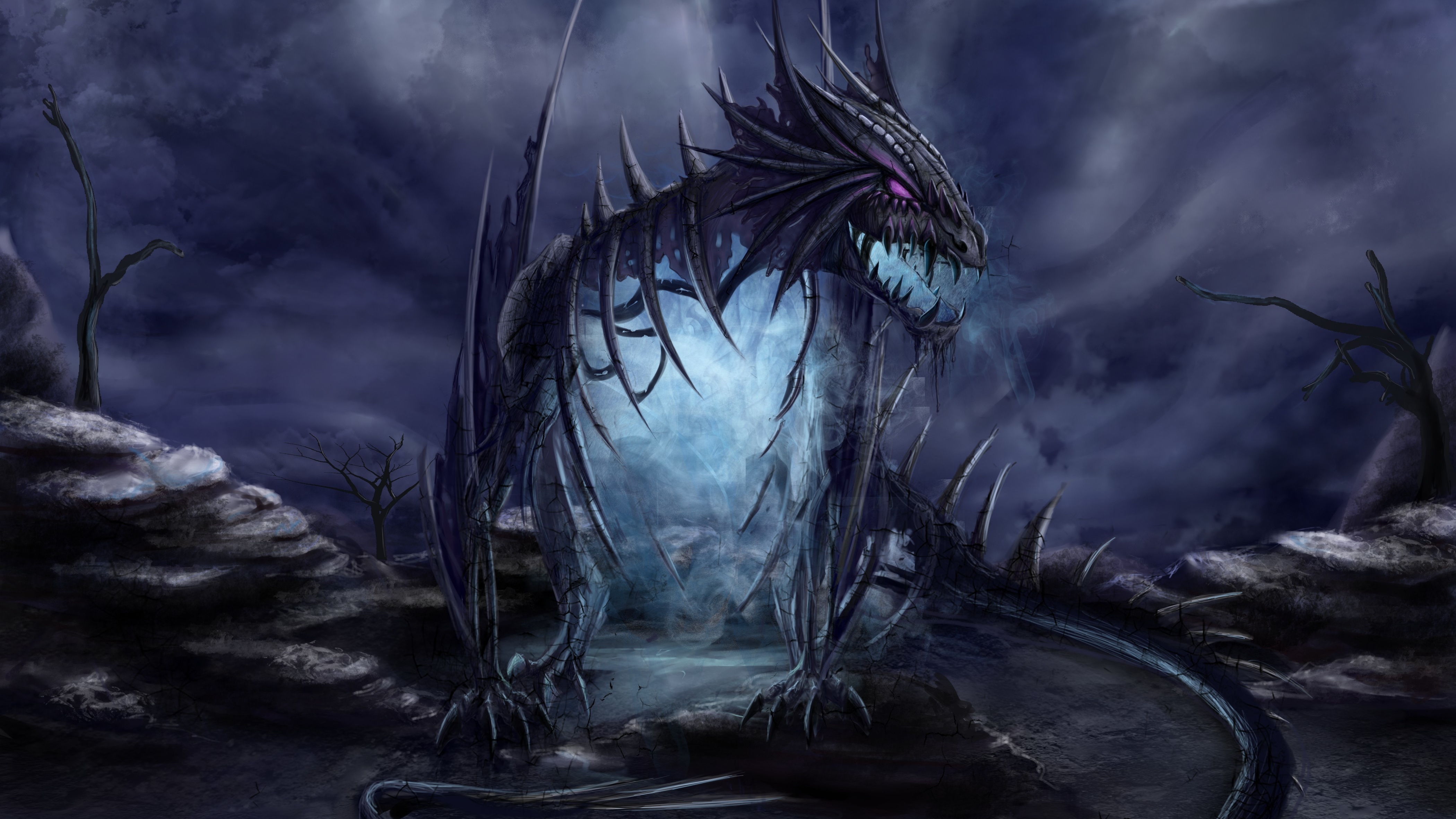 Fantasy Dragon 4k Ultra HD Wallpaper