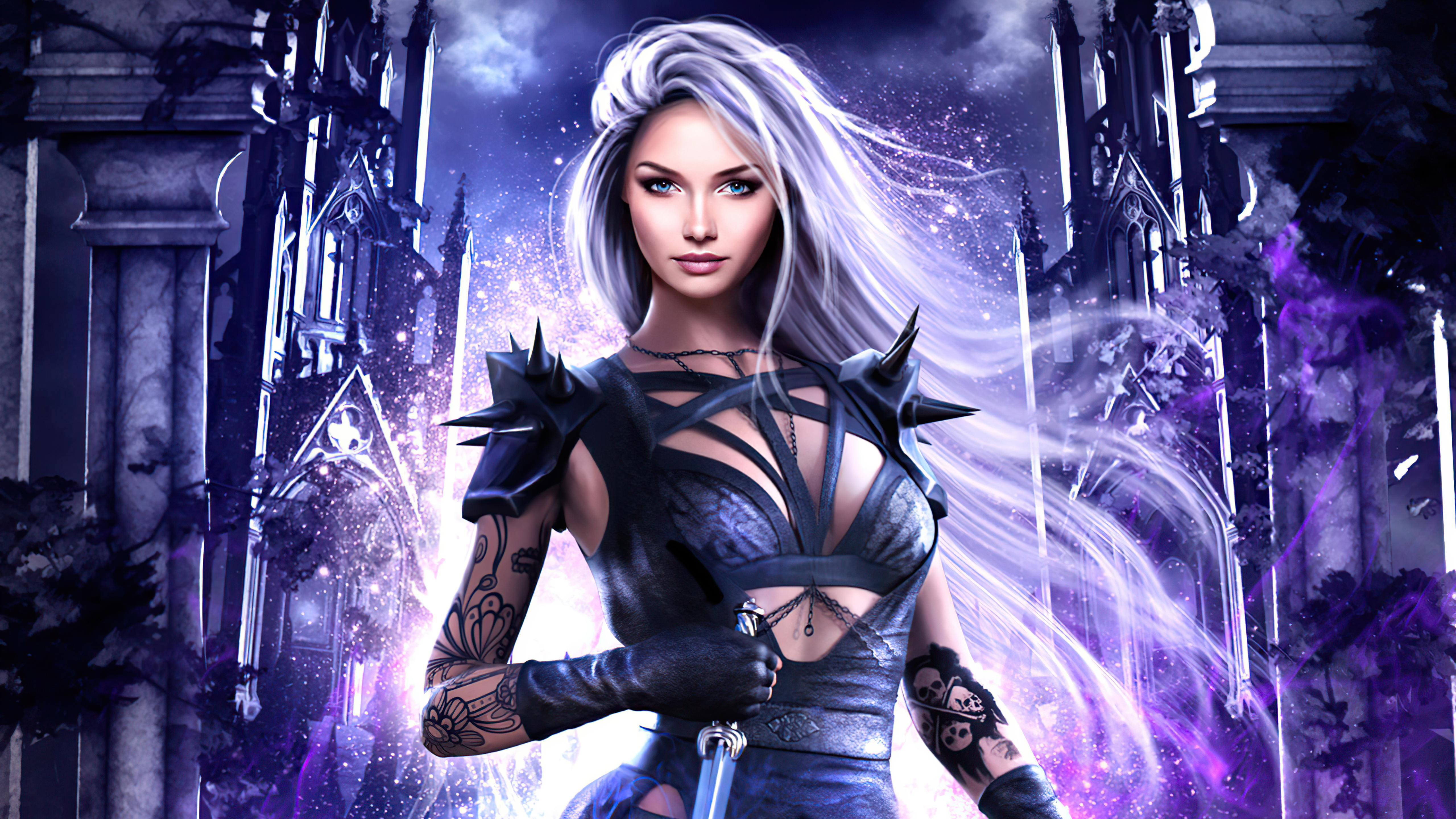 Dark Fantasy Paranormal Romance 5k Wallpaper, HD Artist Wallpaper, 4k Wallpaper, Image, Background, Photos and Picture