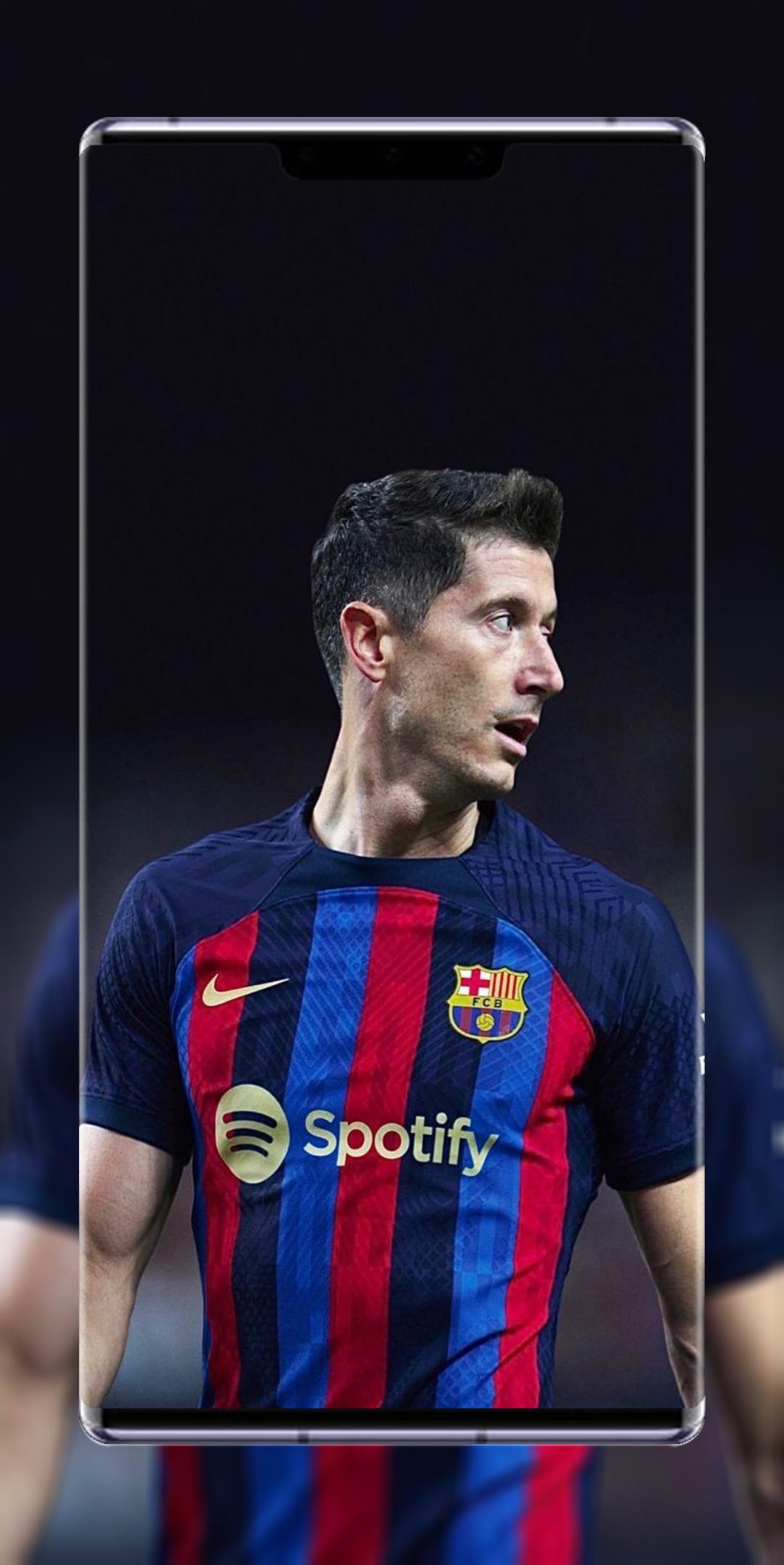 Lewandowski Wallpaper Barca‏‏ APK برای