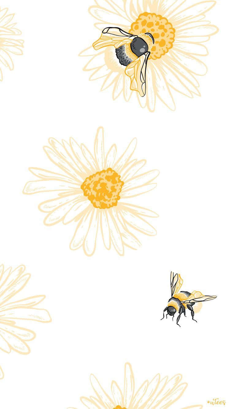 Bee iPhone Wallpaper