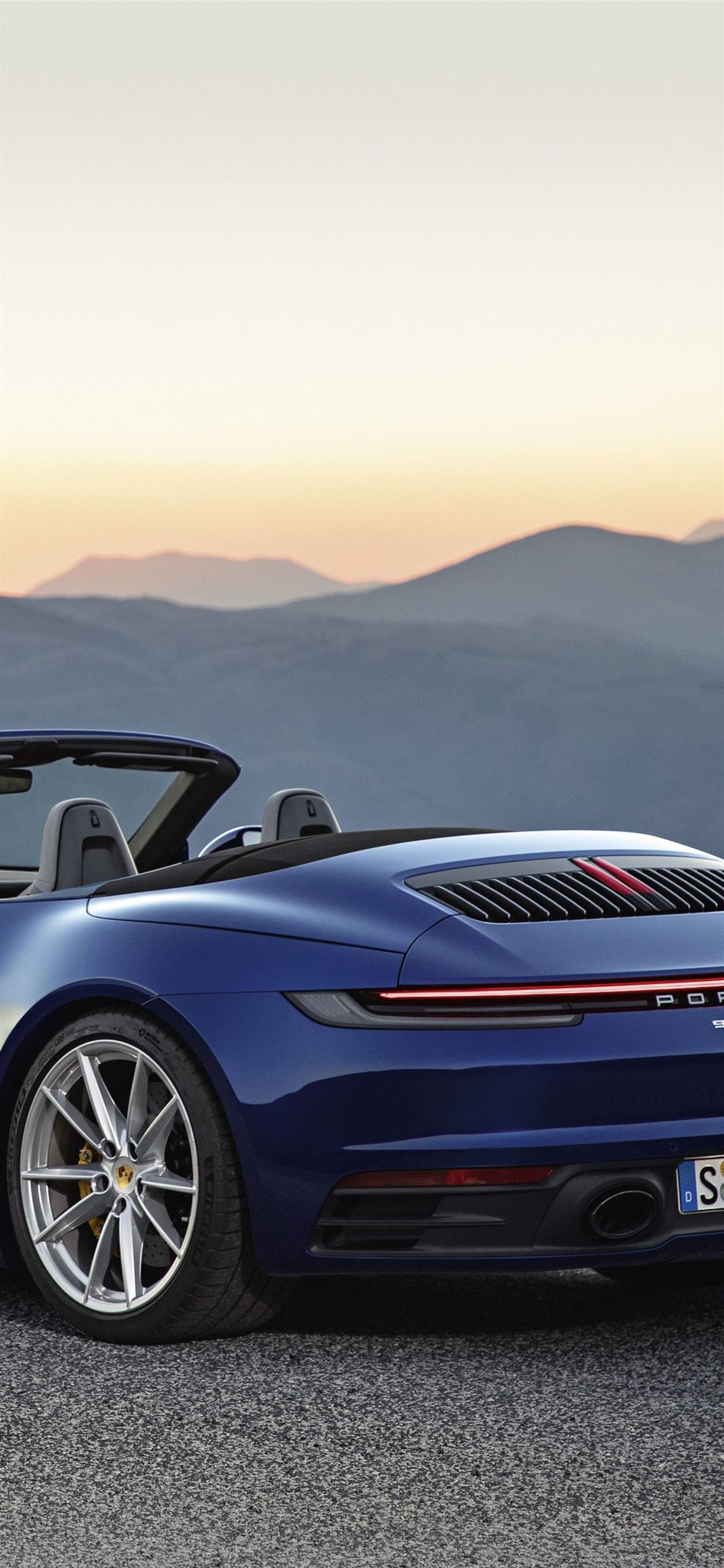 porsche 911 cabriolet iPhone Wallpaper