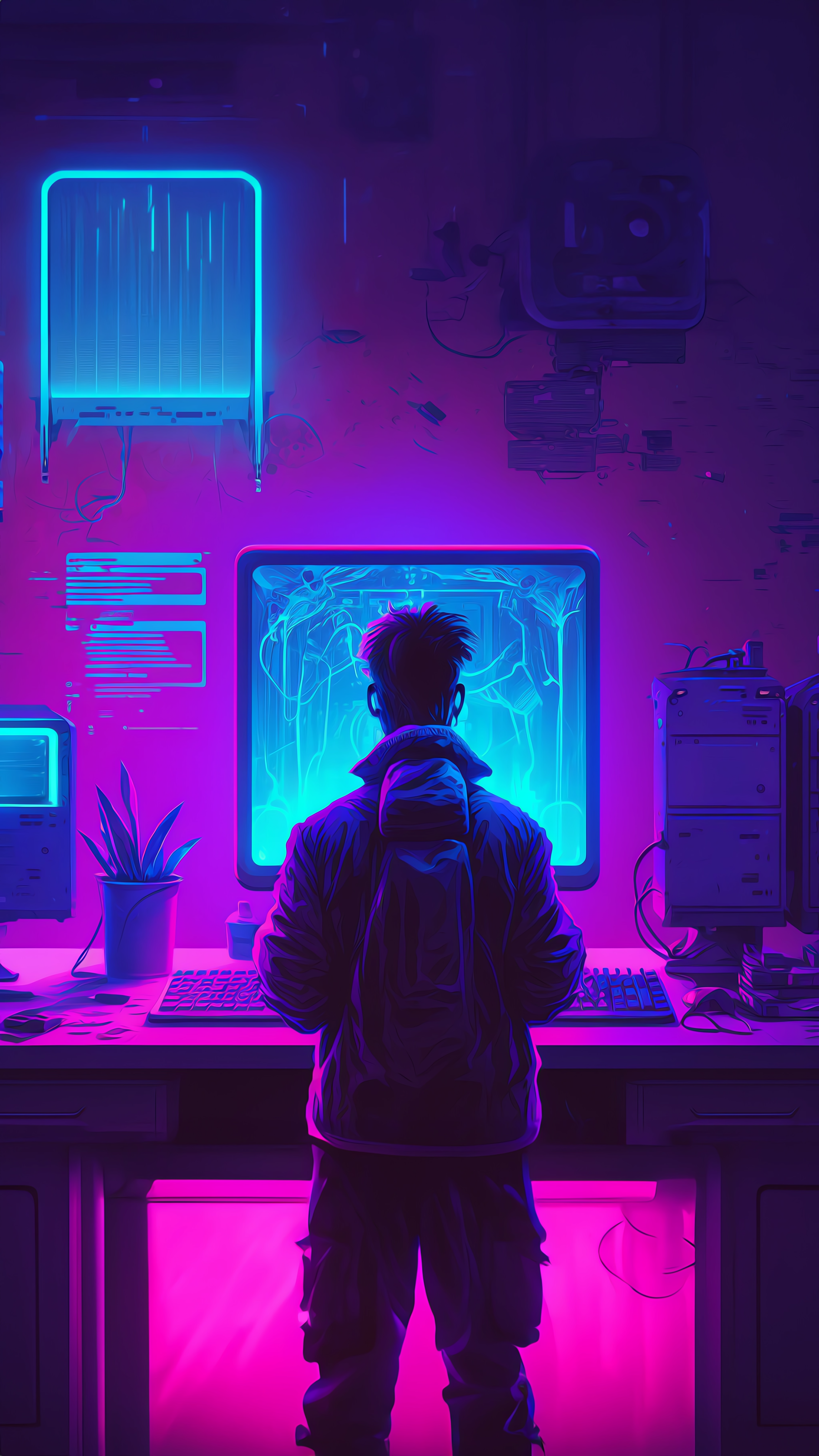 HACKER PHONE WALLPAPER