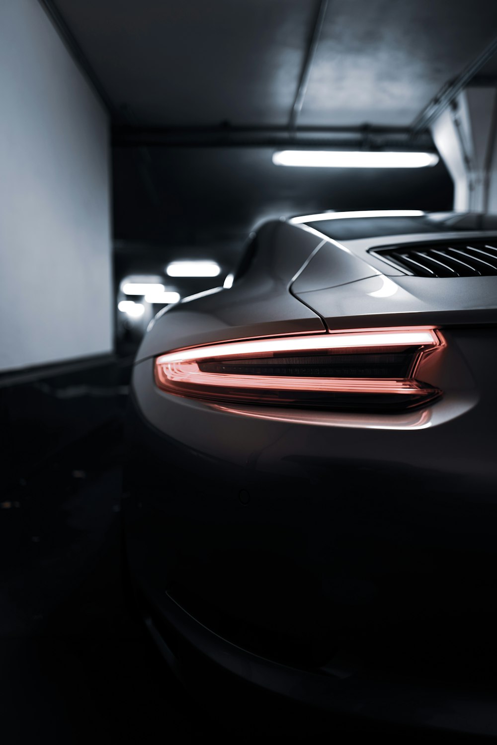 tail lights of a sports car photo