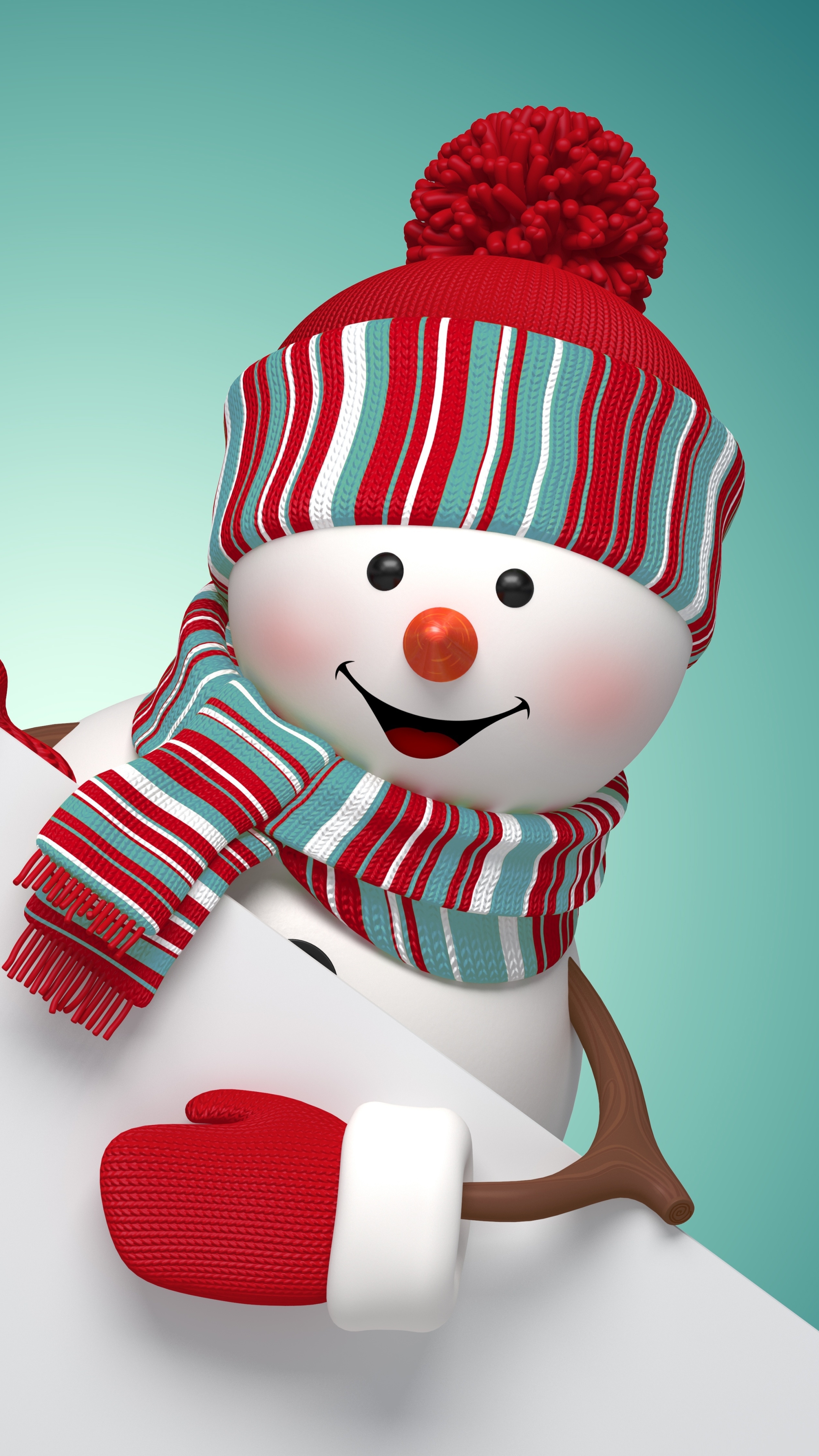 Snowman iPhone Wallpaper