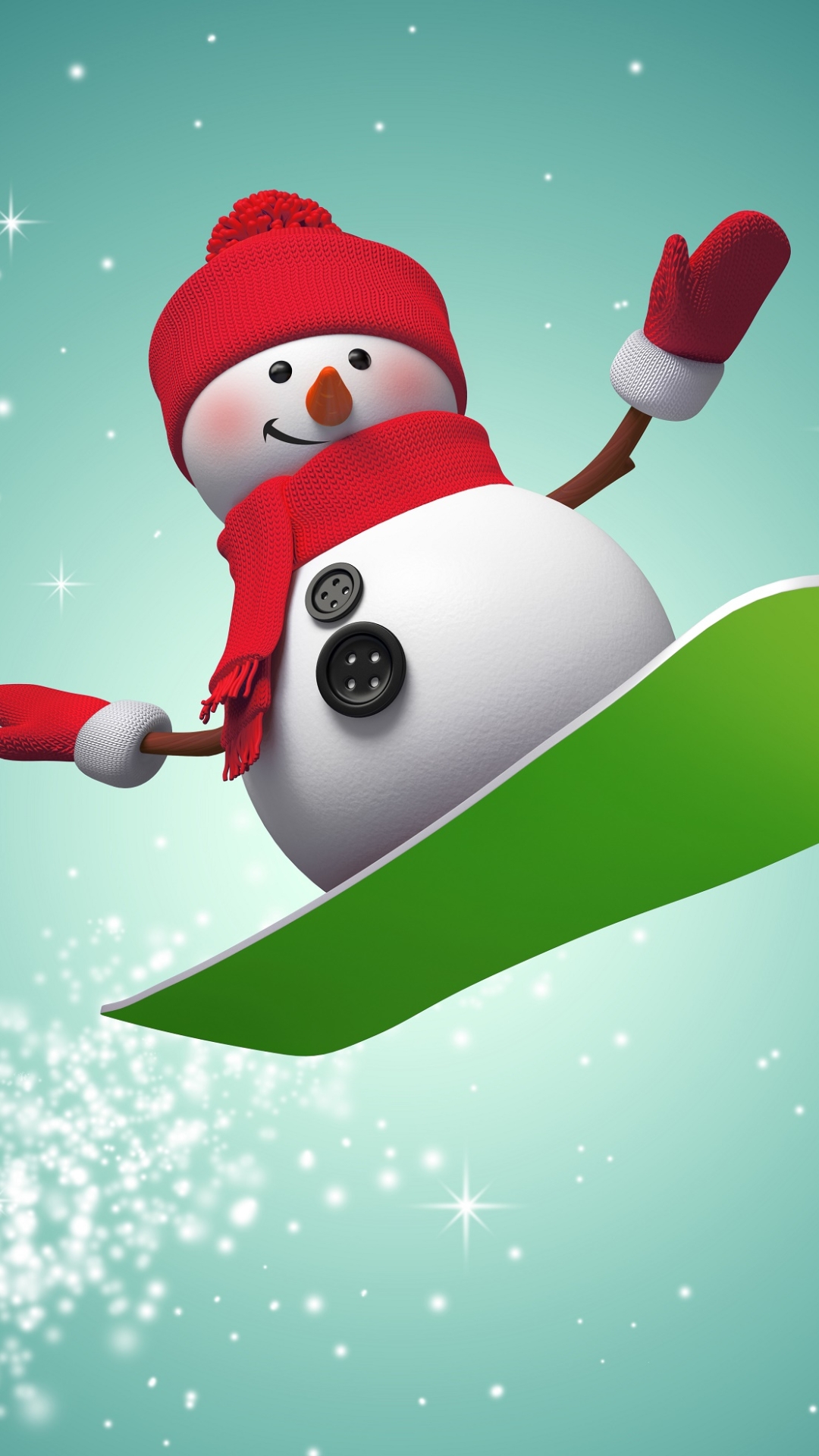 Snowman iPhone Wallpaper