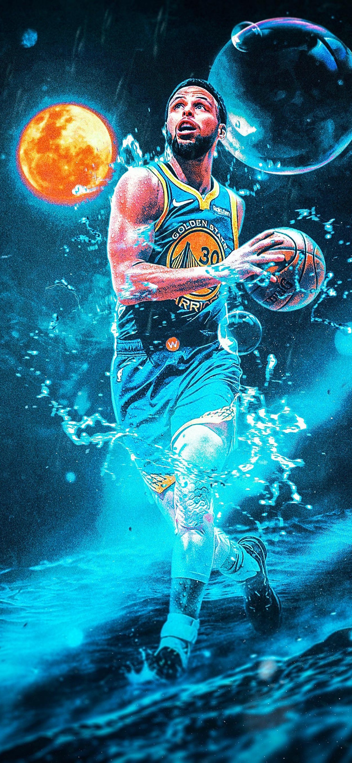 NBA Stephen Curry iPhone Wallpaper