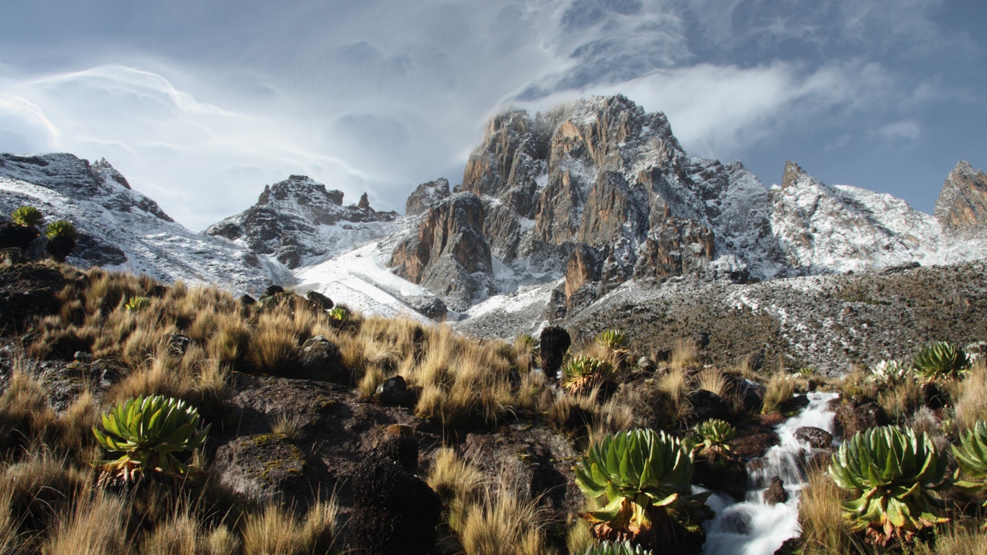 Glorious solitude on Mt Kenya