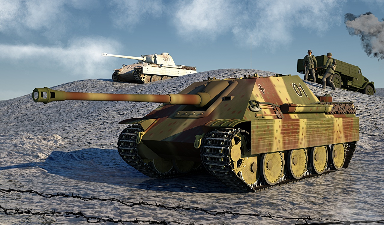 image SPG Jagdpanther 3D Graphics Army