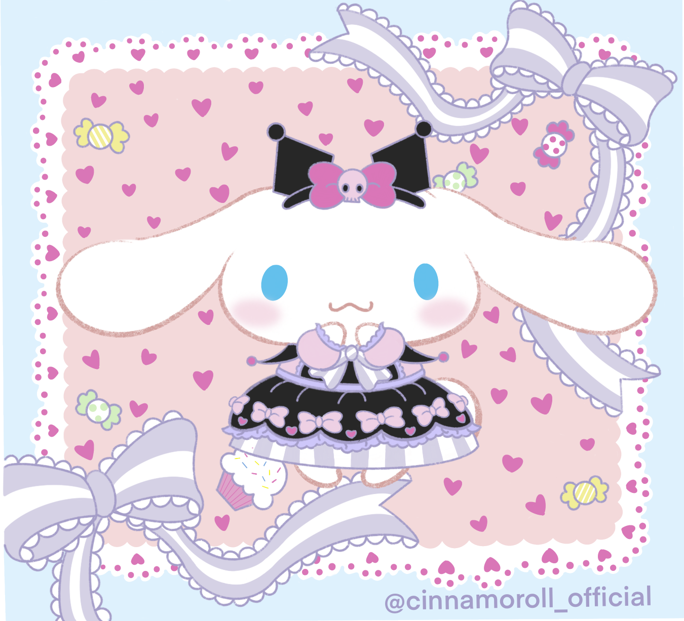 Kuromi. Melody hello kitty