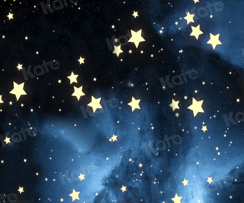Kate Cartoon Backdrop Stars Night Sky