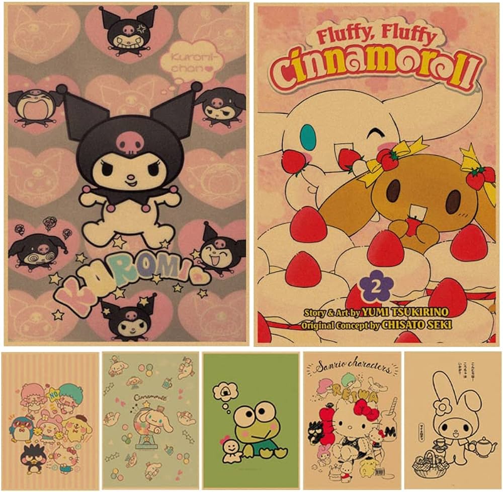 Kuromi Poster My Melody Decoration