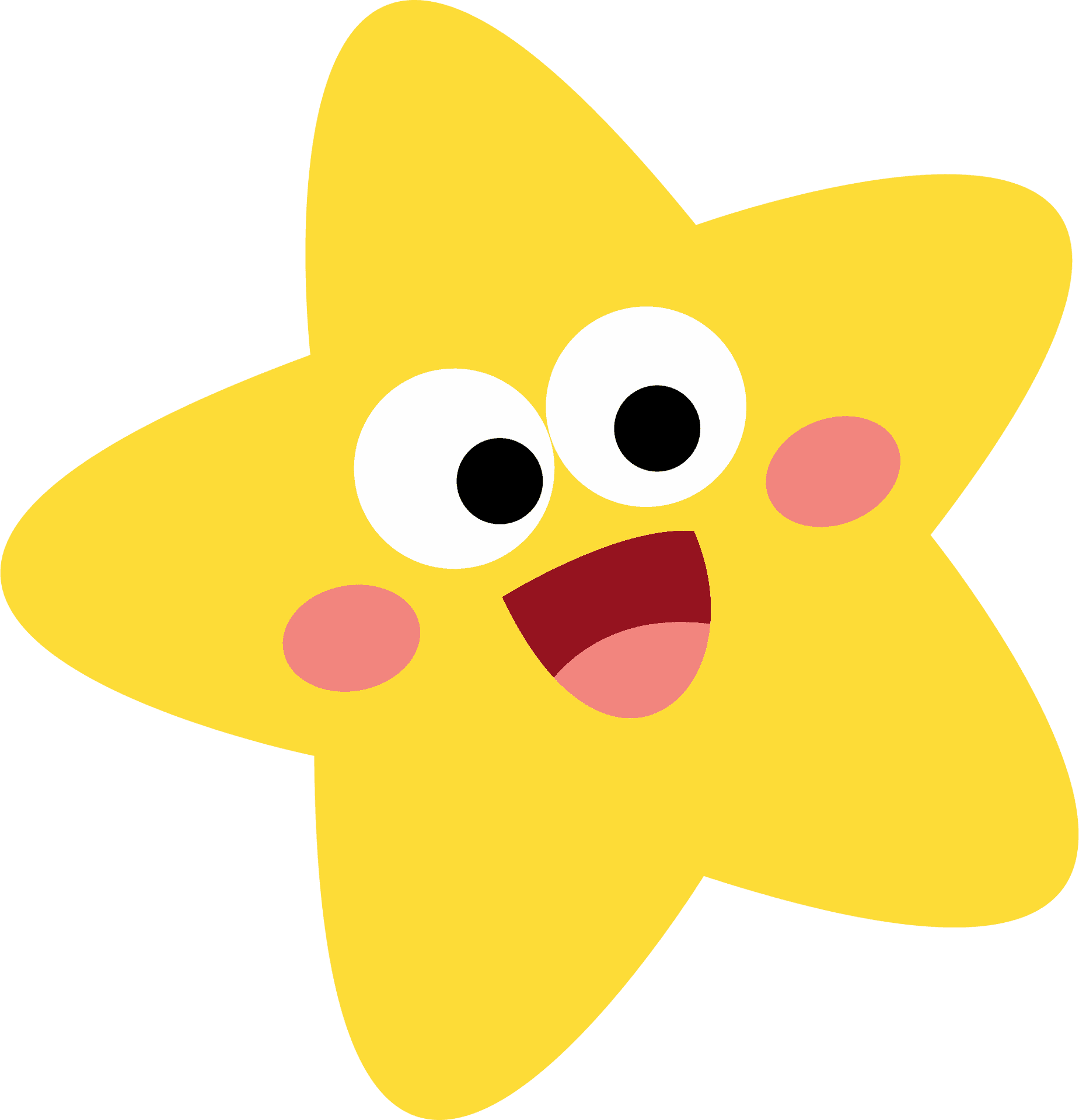 Download Happy Cartoon Star Character