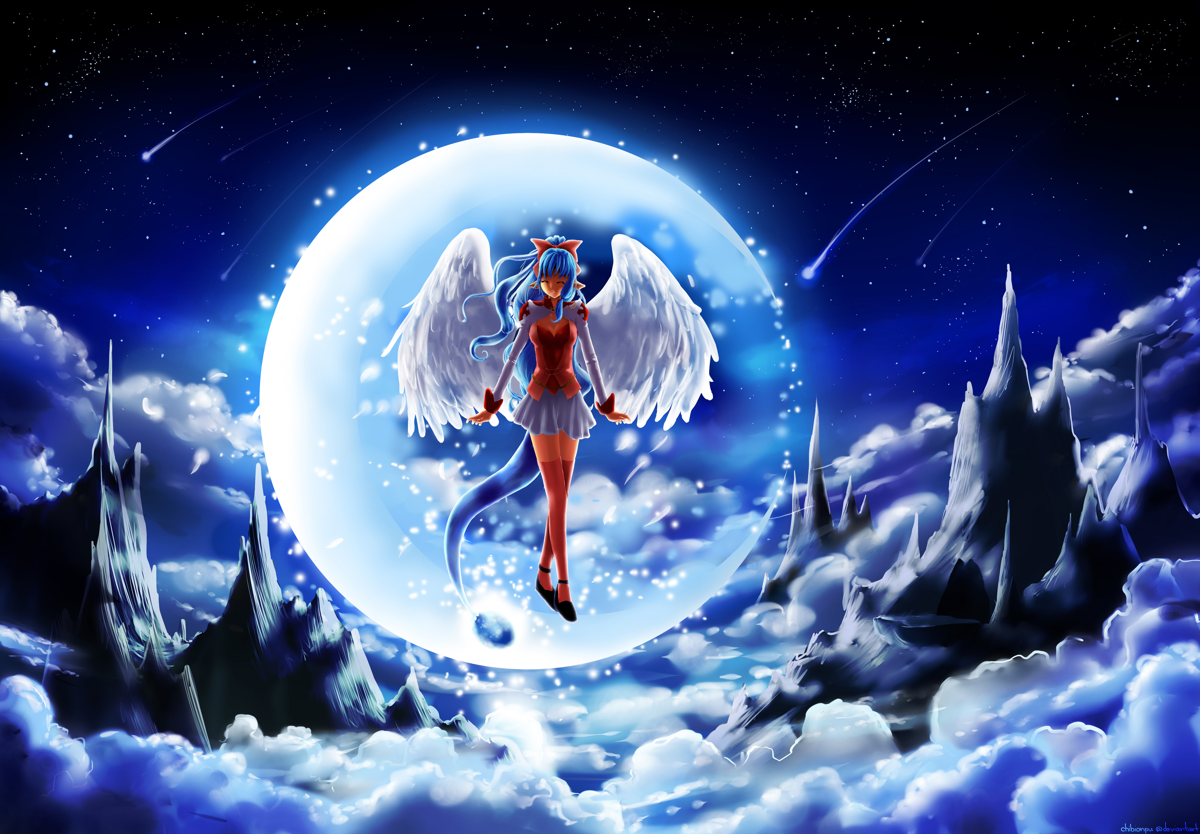 HD desktop wallpaper: Anime, Angel