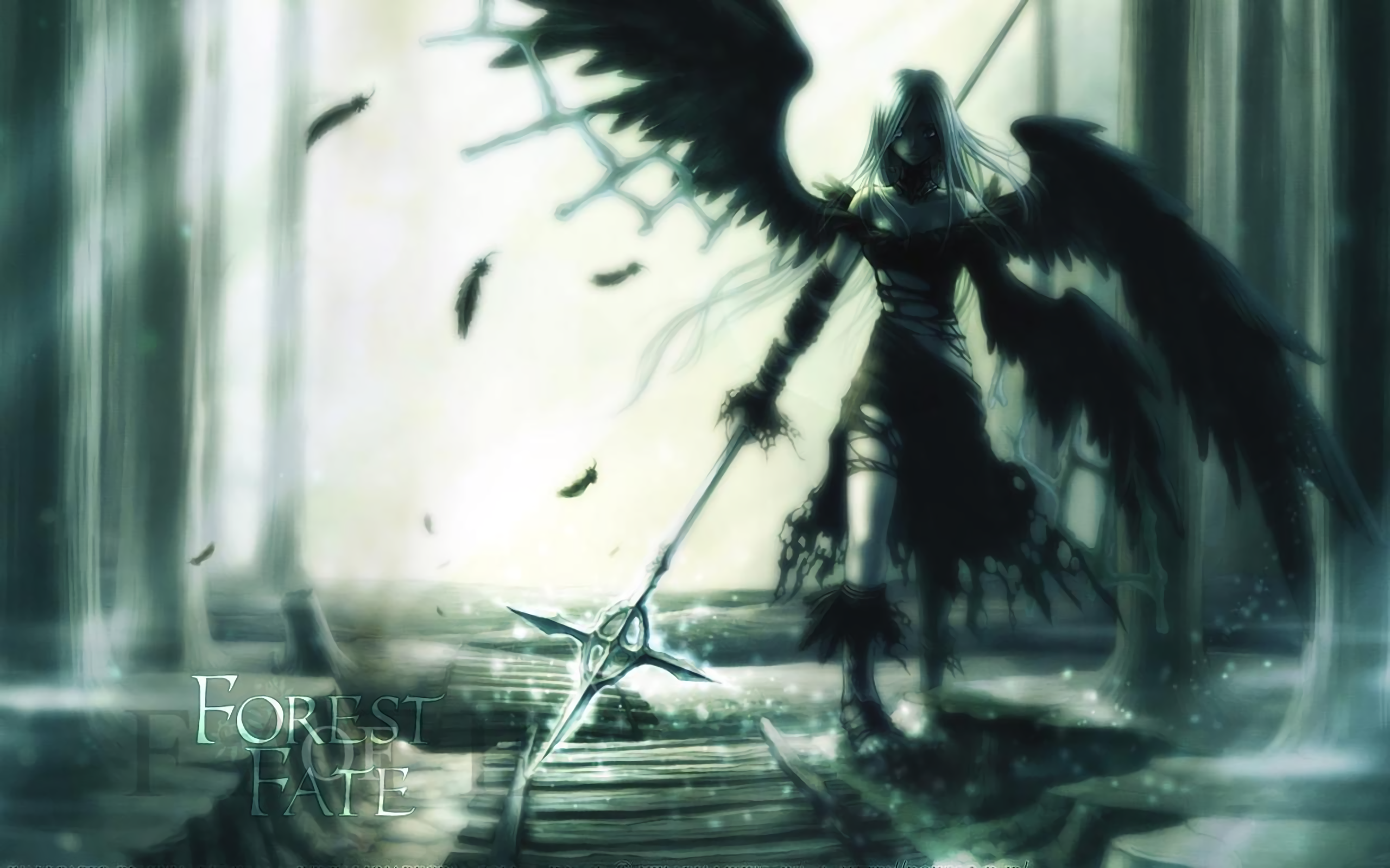 Dark angel wallpaper, Anime wallpaper