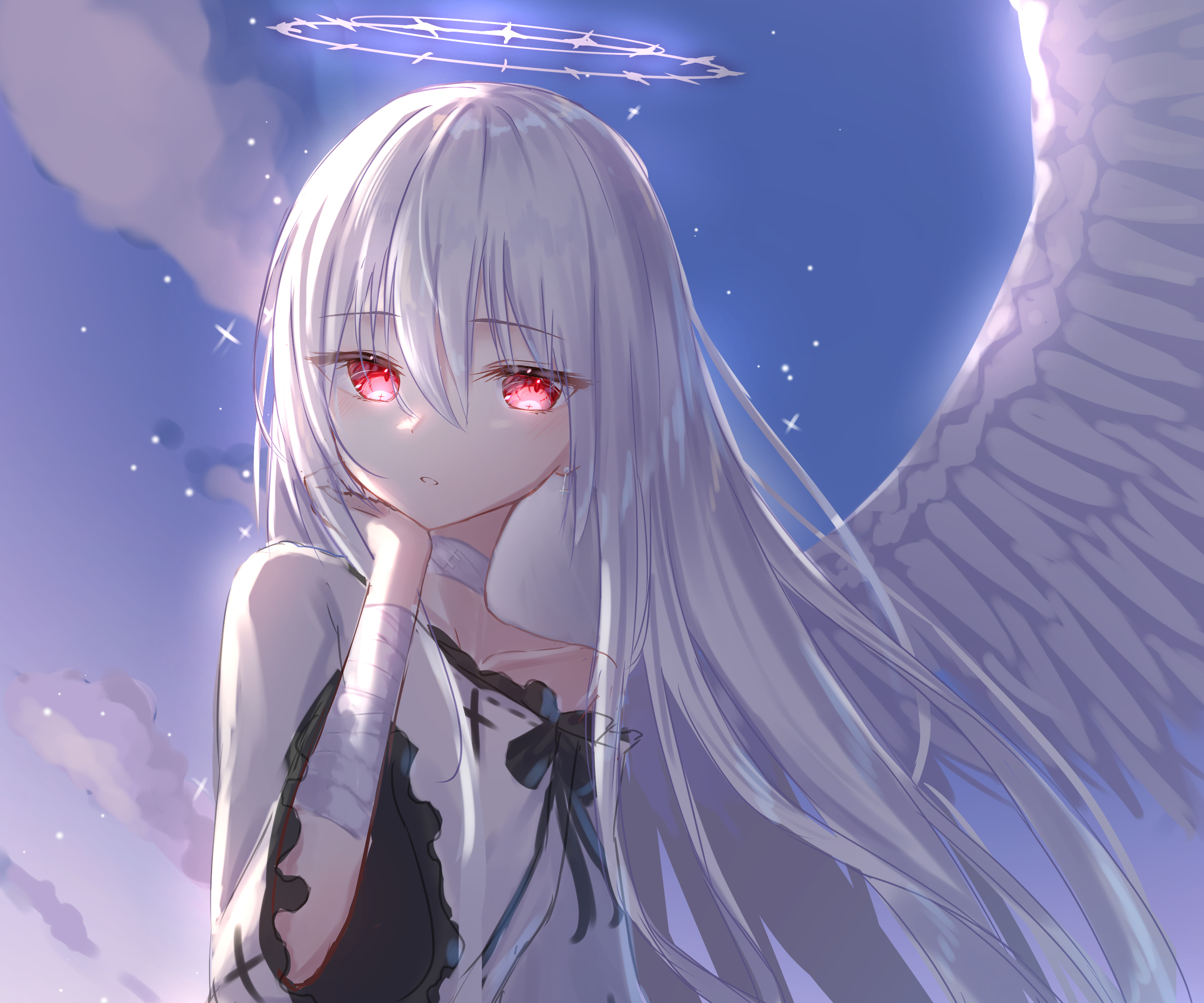 HD desktop wallpaper: Anime, Angel