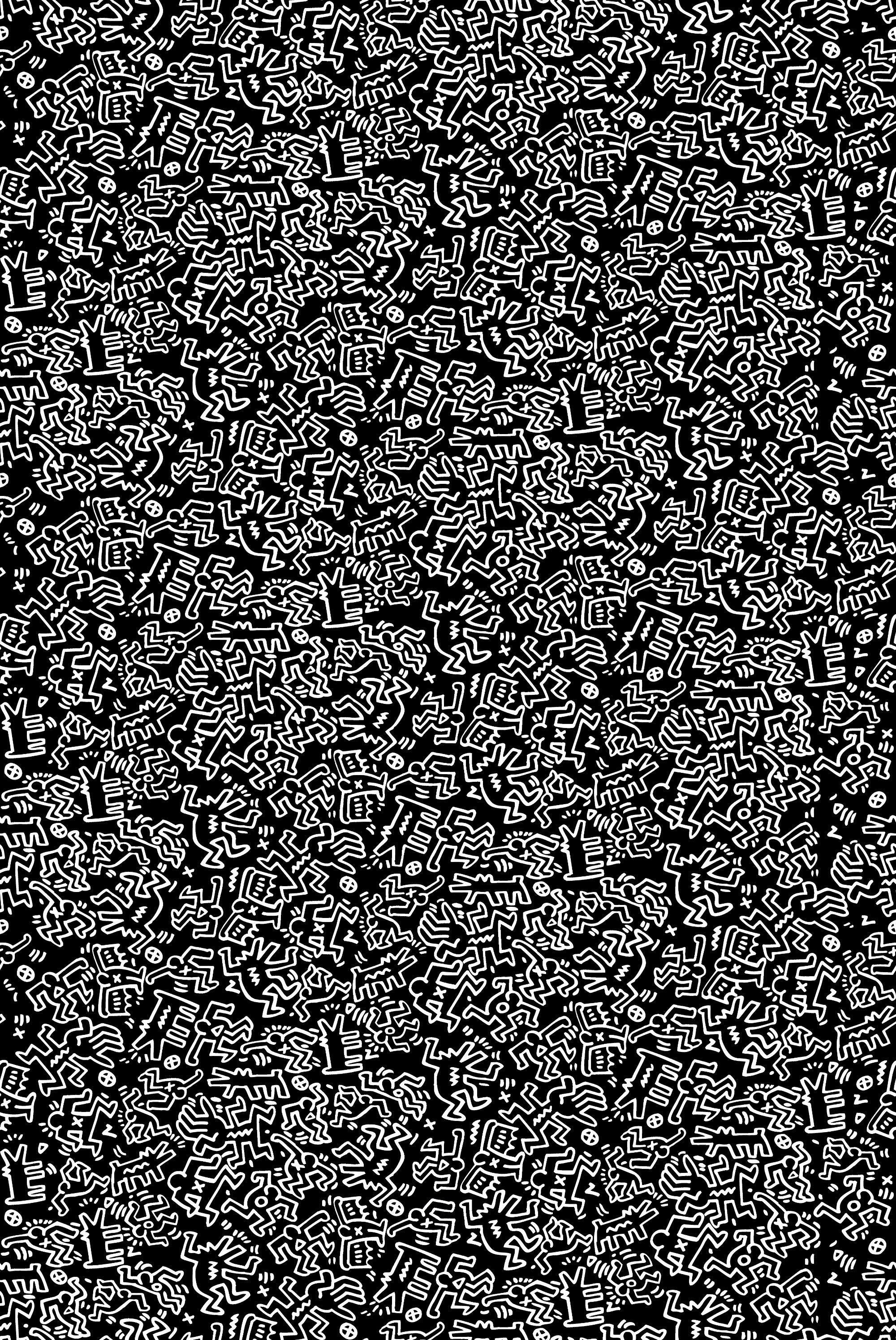 Dancing Figures Wallpaper, YP x Keith