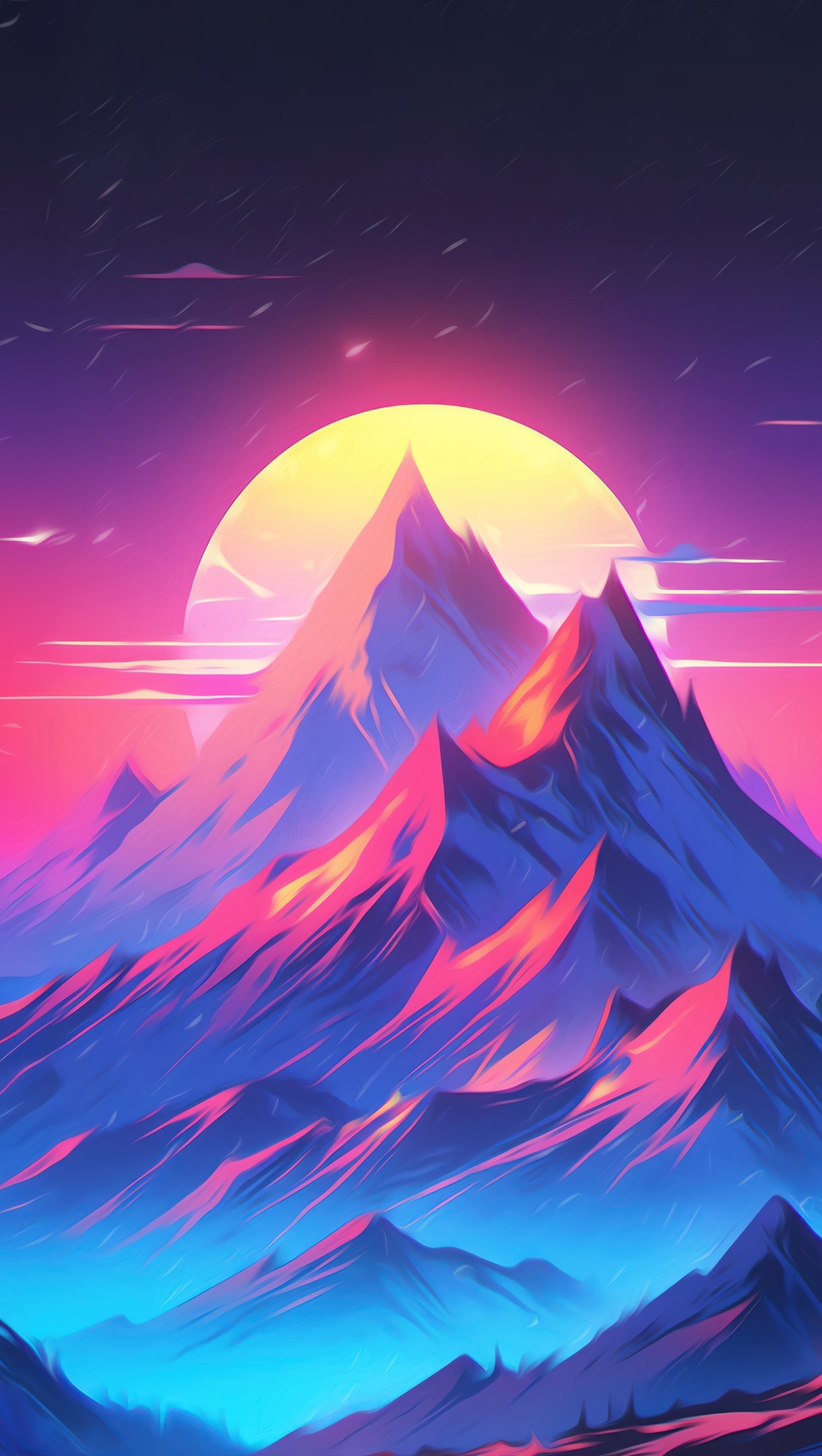 Fantastic mountains digital art