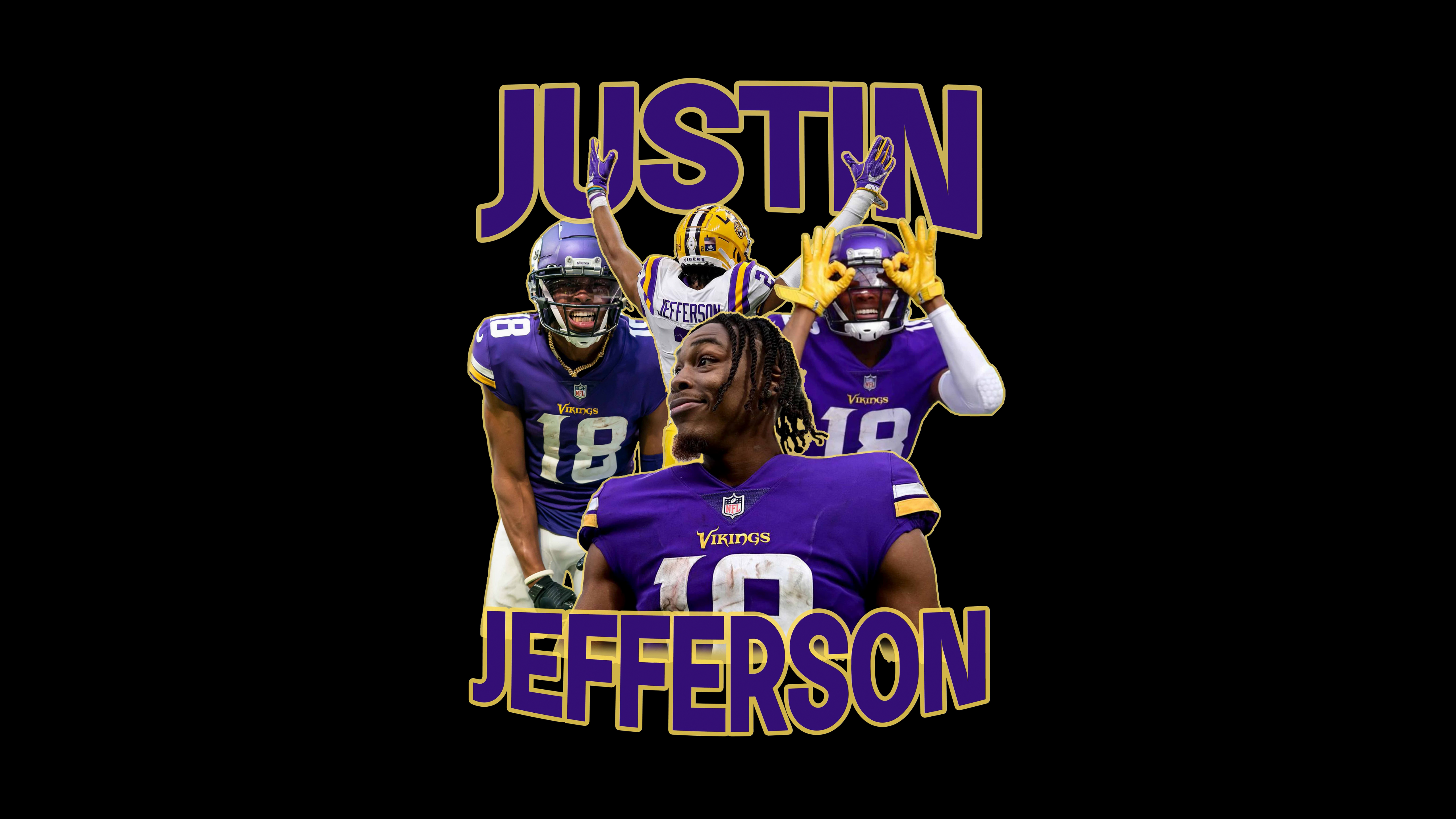 Justin Jefferson Wallpaper 4K