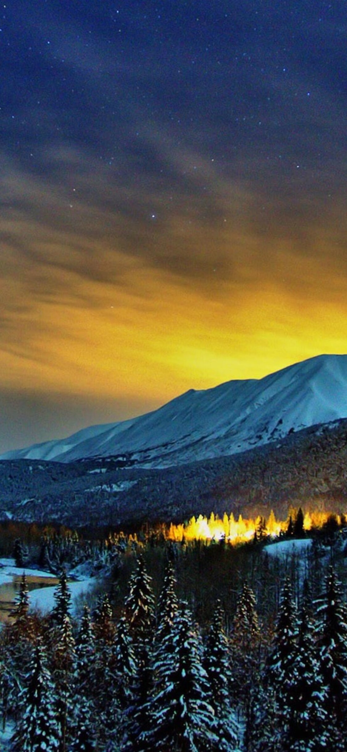 Alaska Winter Nights iPhone