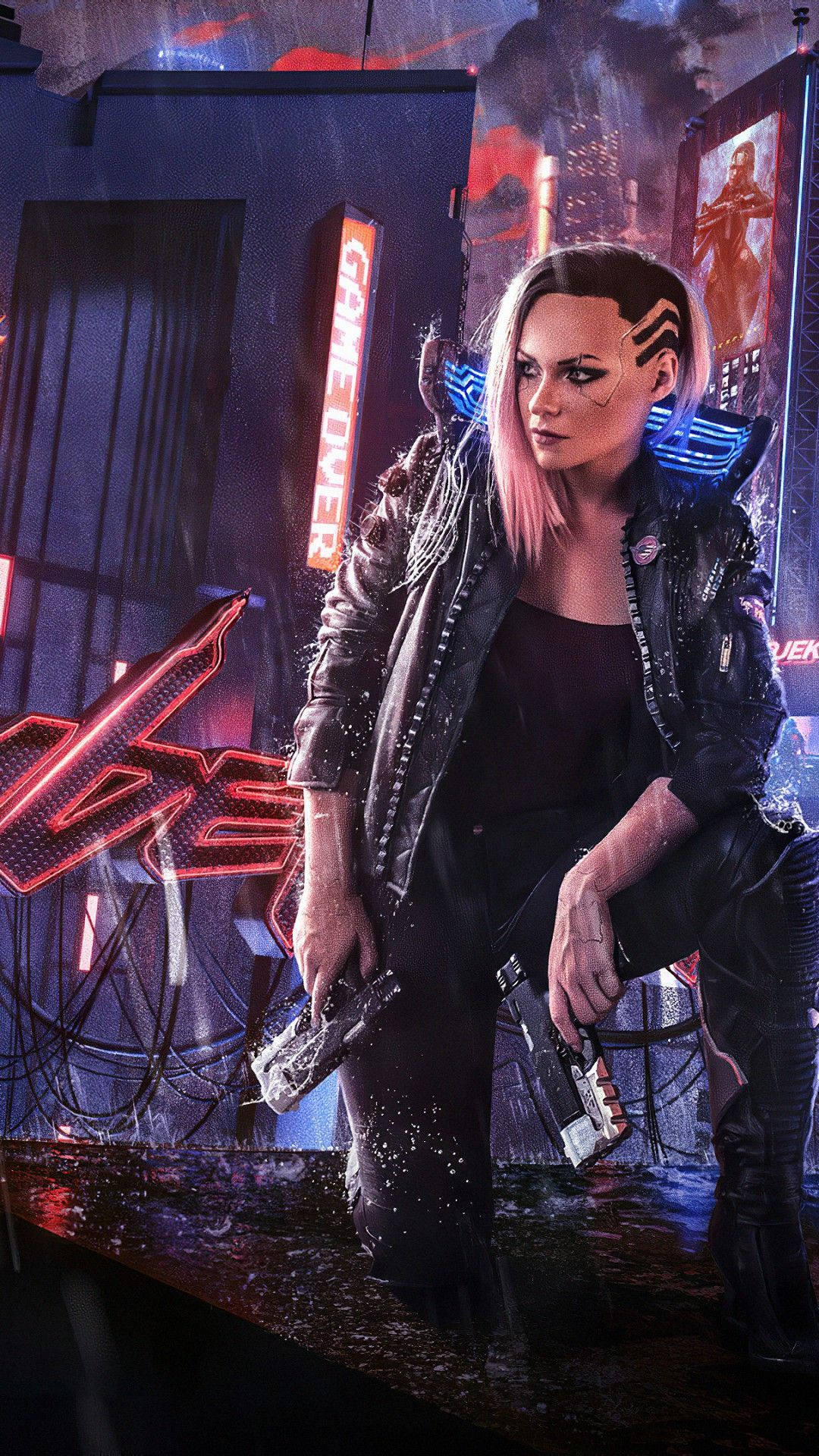 V Cyberpunk 2077 iPhone Wallpaper