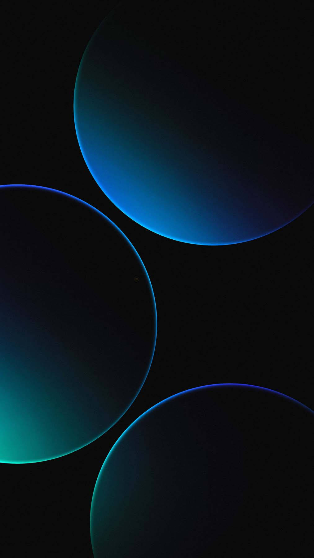 Blue Circles Wallpaper