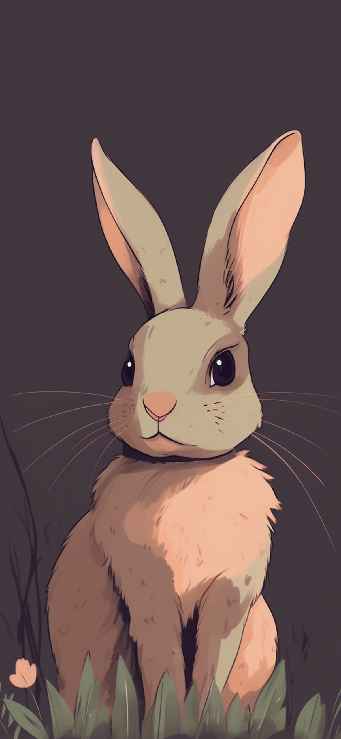 Rabbit Brown Wallpaper