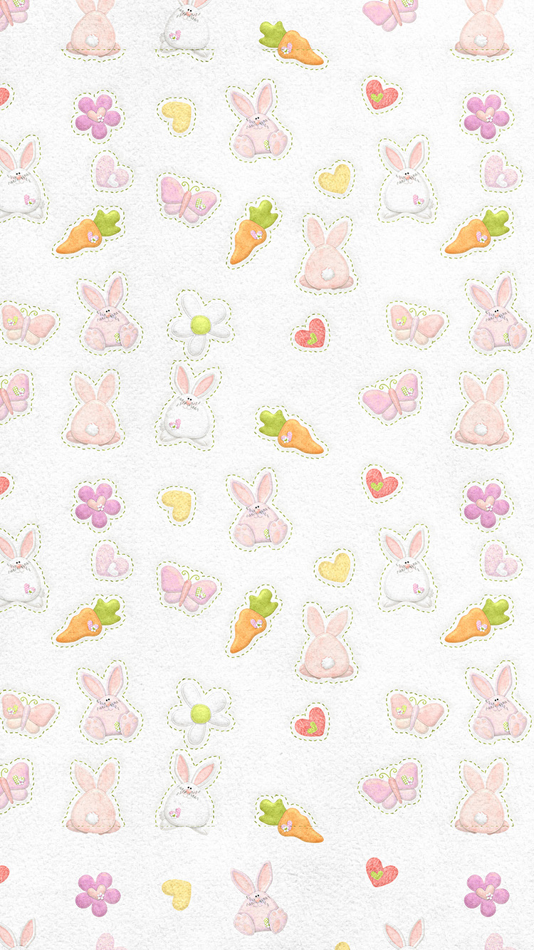 Cute Rabbit Chracter Pattern