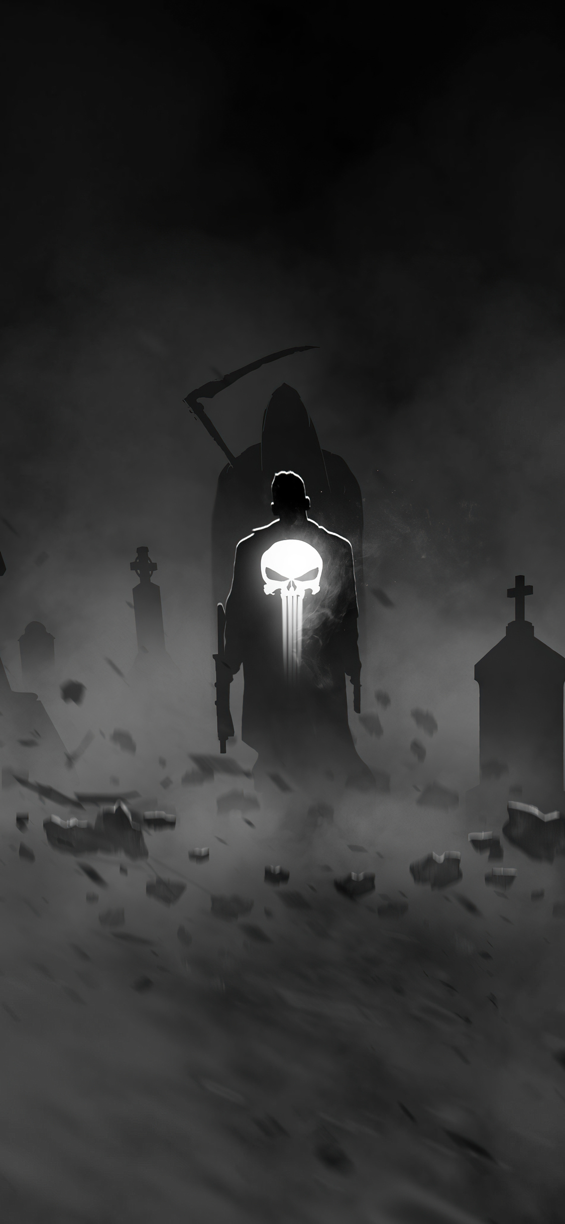 The Punisher By Bosslogic 4k iPhone XS