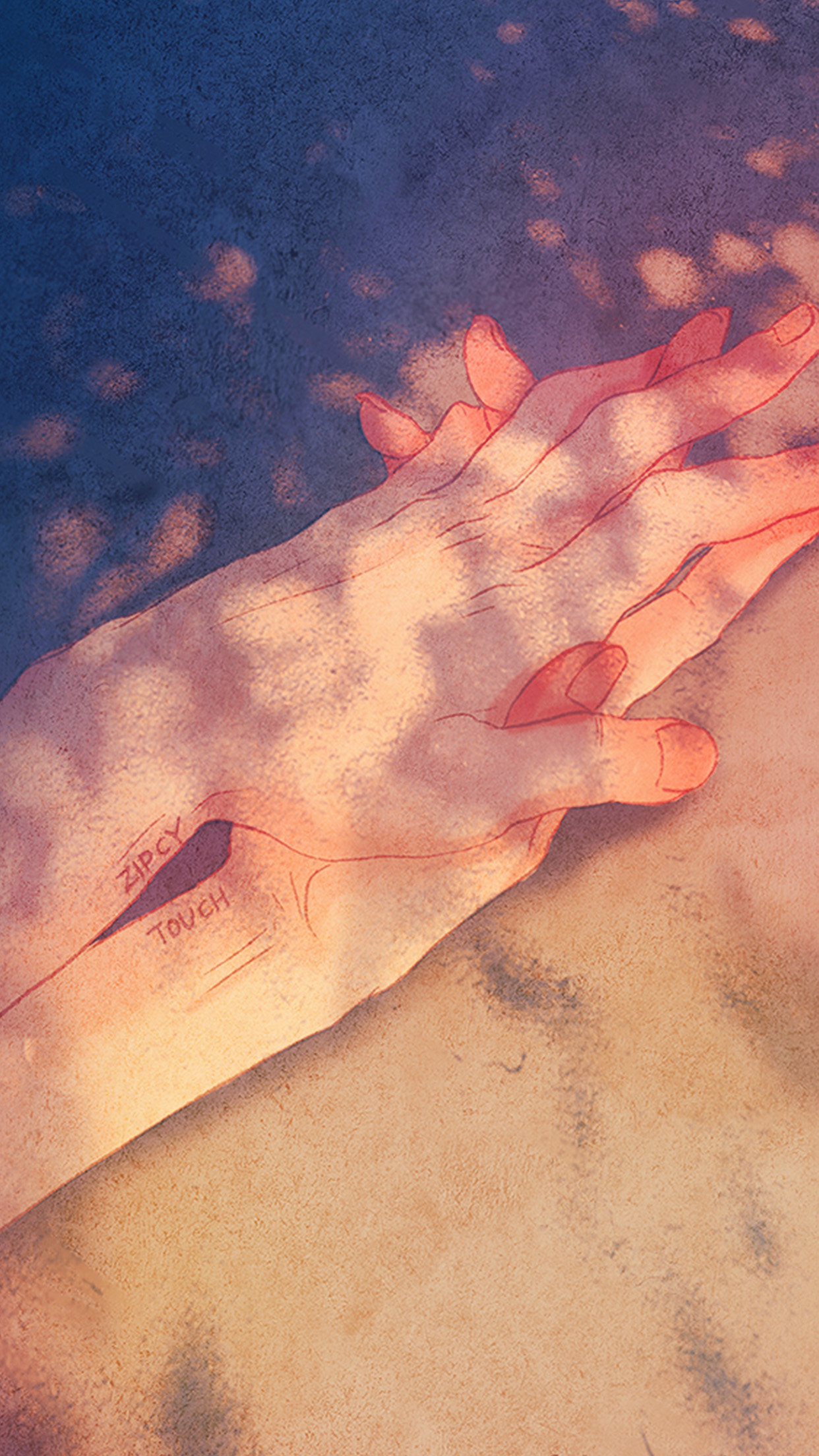 Zipcy Love Hand Art Illustration