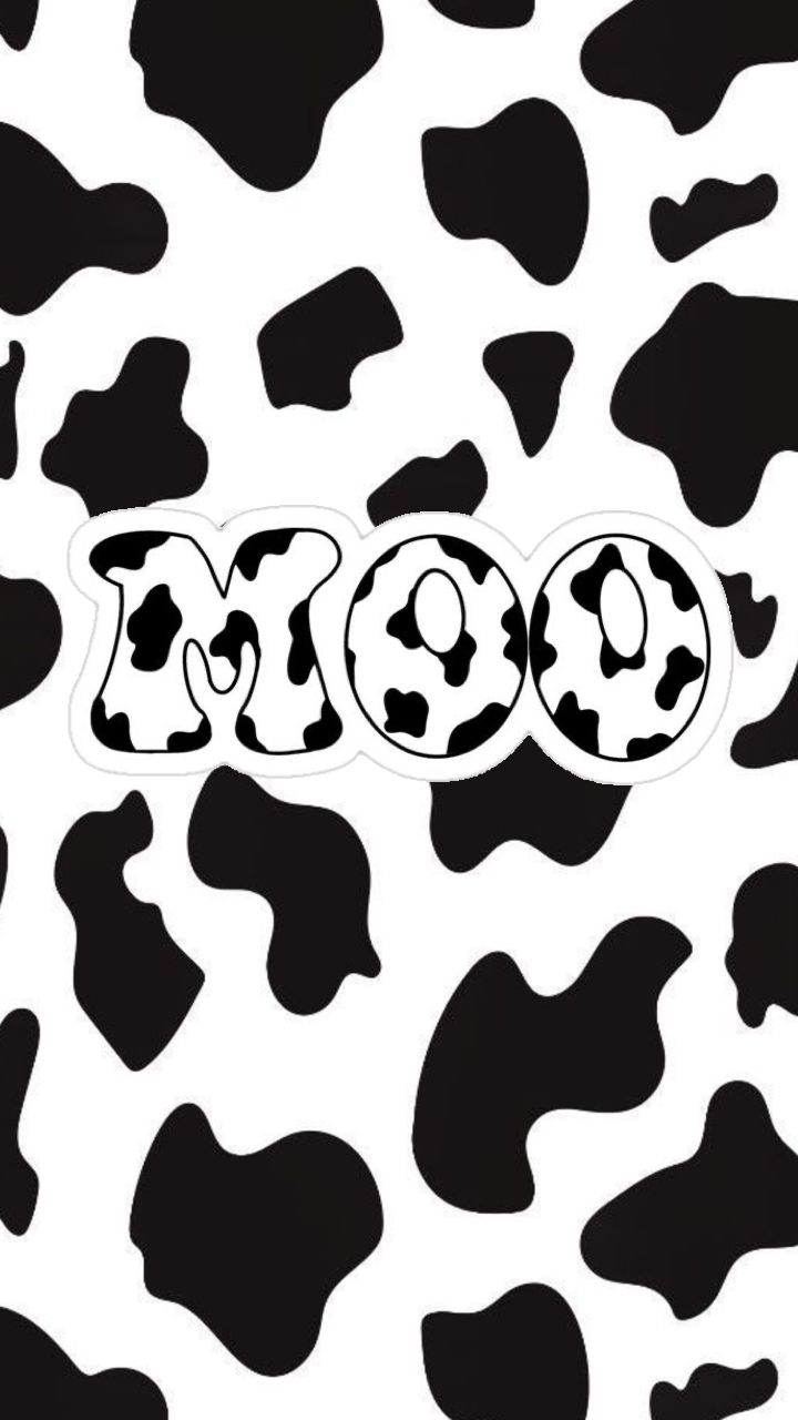 Cow print wallpaper, Cute