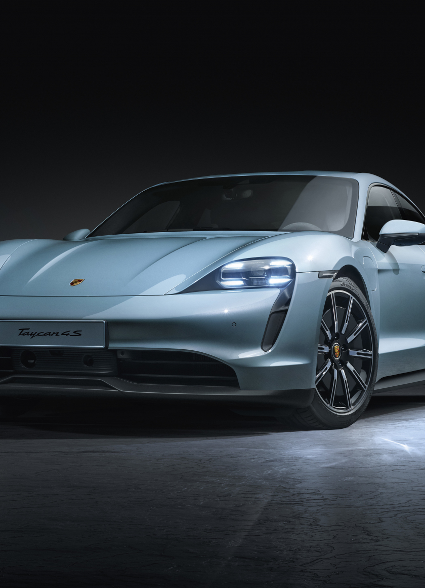 wallpaper 840x1160 porsche taycan 4s