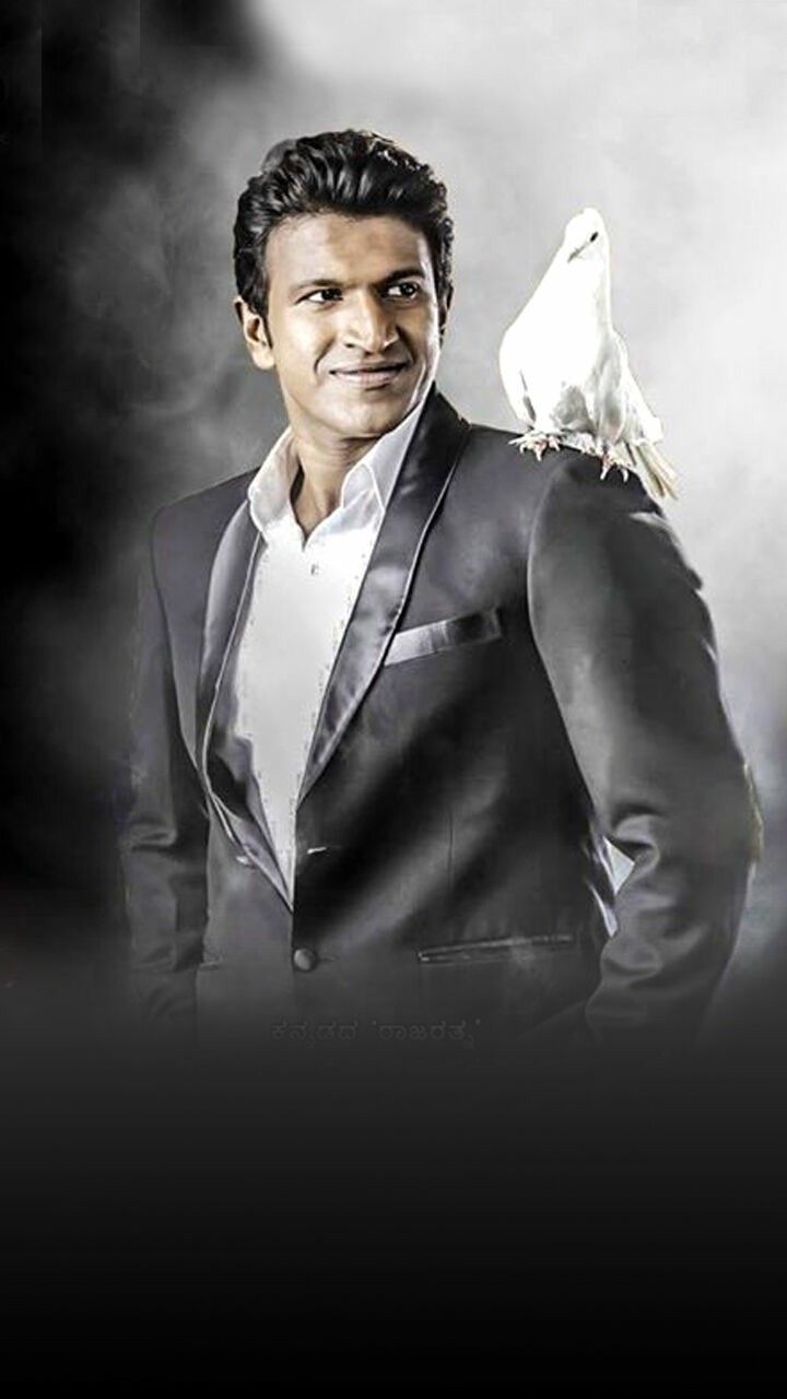 Handsome Actor with a Bird on His Shoulder