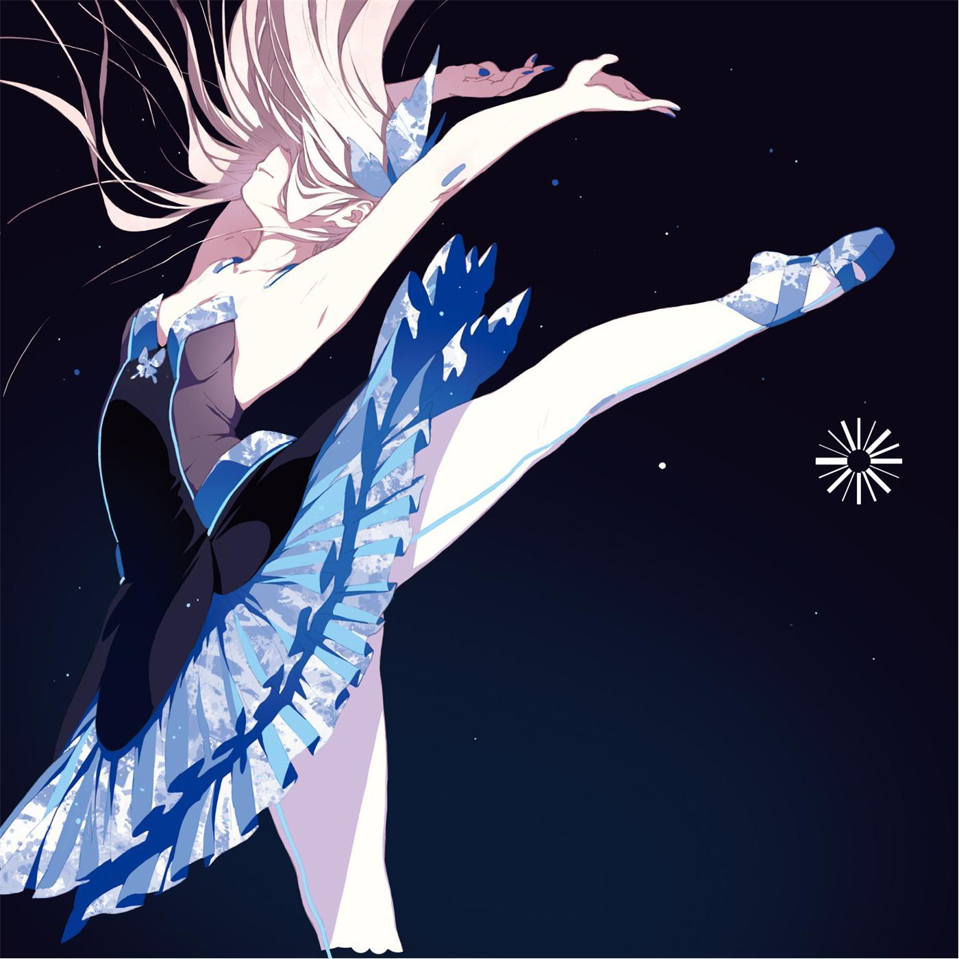 Sakuzyo, ballerina, blonde, anime