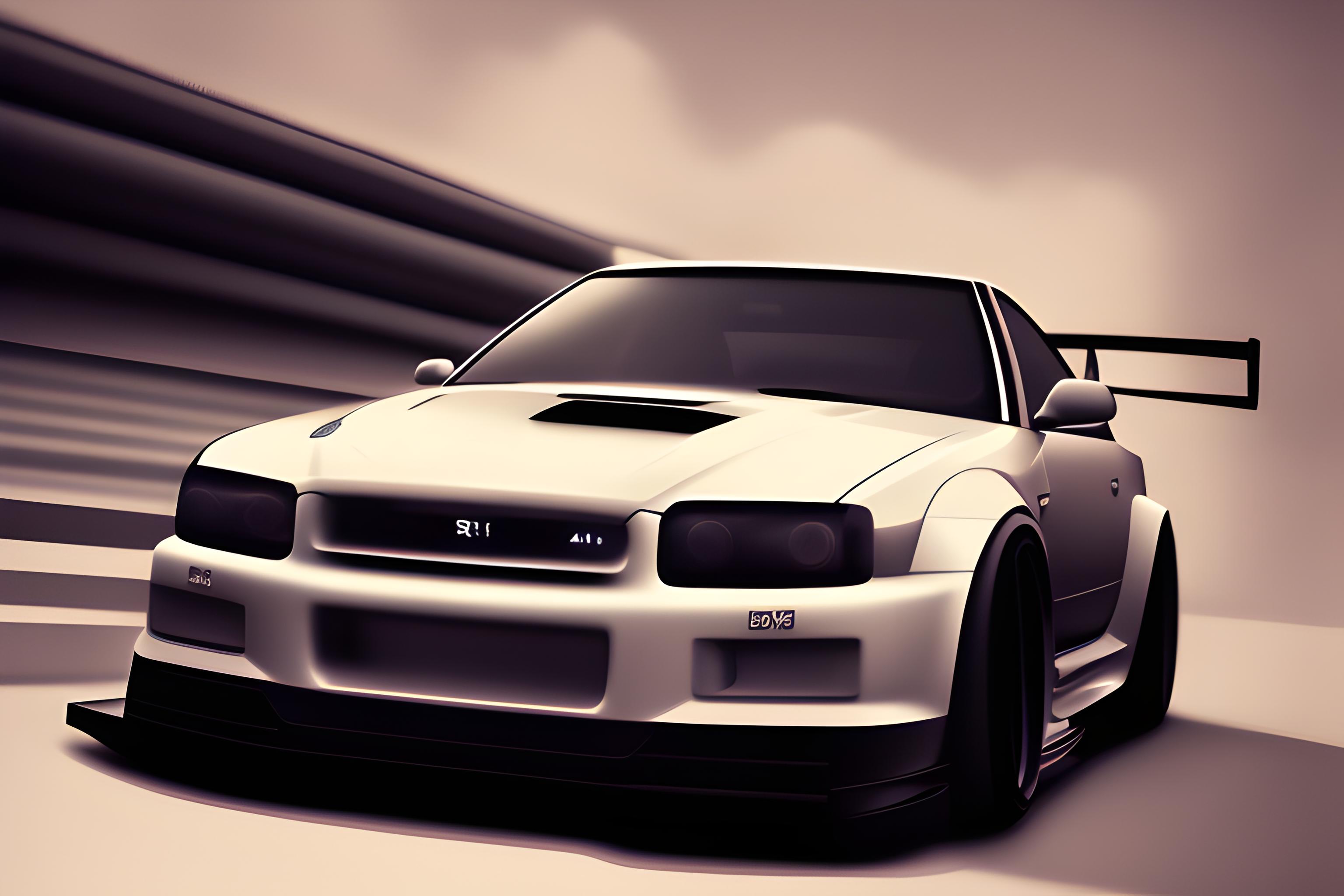 NİSSAN GTR R34 4k