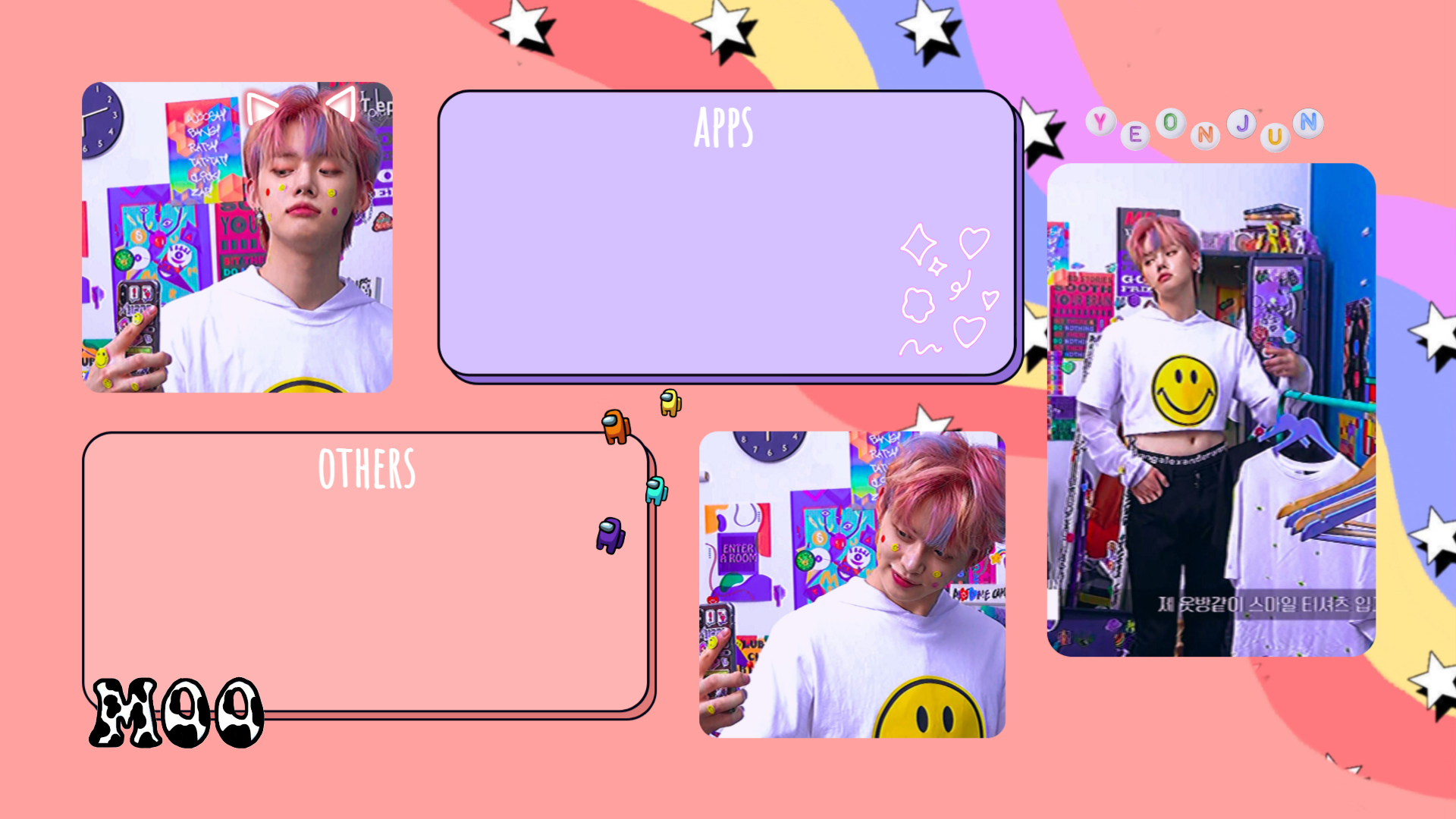 TXT_YEONJUN desktop organizer wallpaper