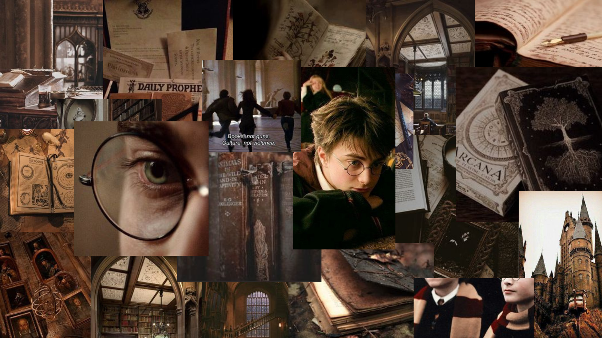 Harry Potter Aesthetic Laptop Wallpaper