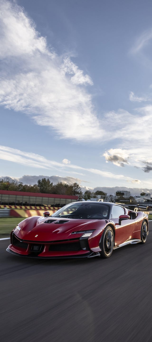 SF90 XX Stradale in Fiorano's circuit
