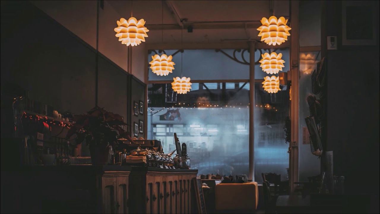 Rainy Day at the Coffee Shop Ambiance