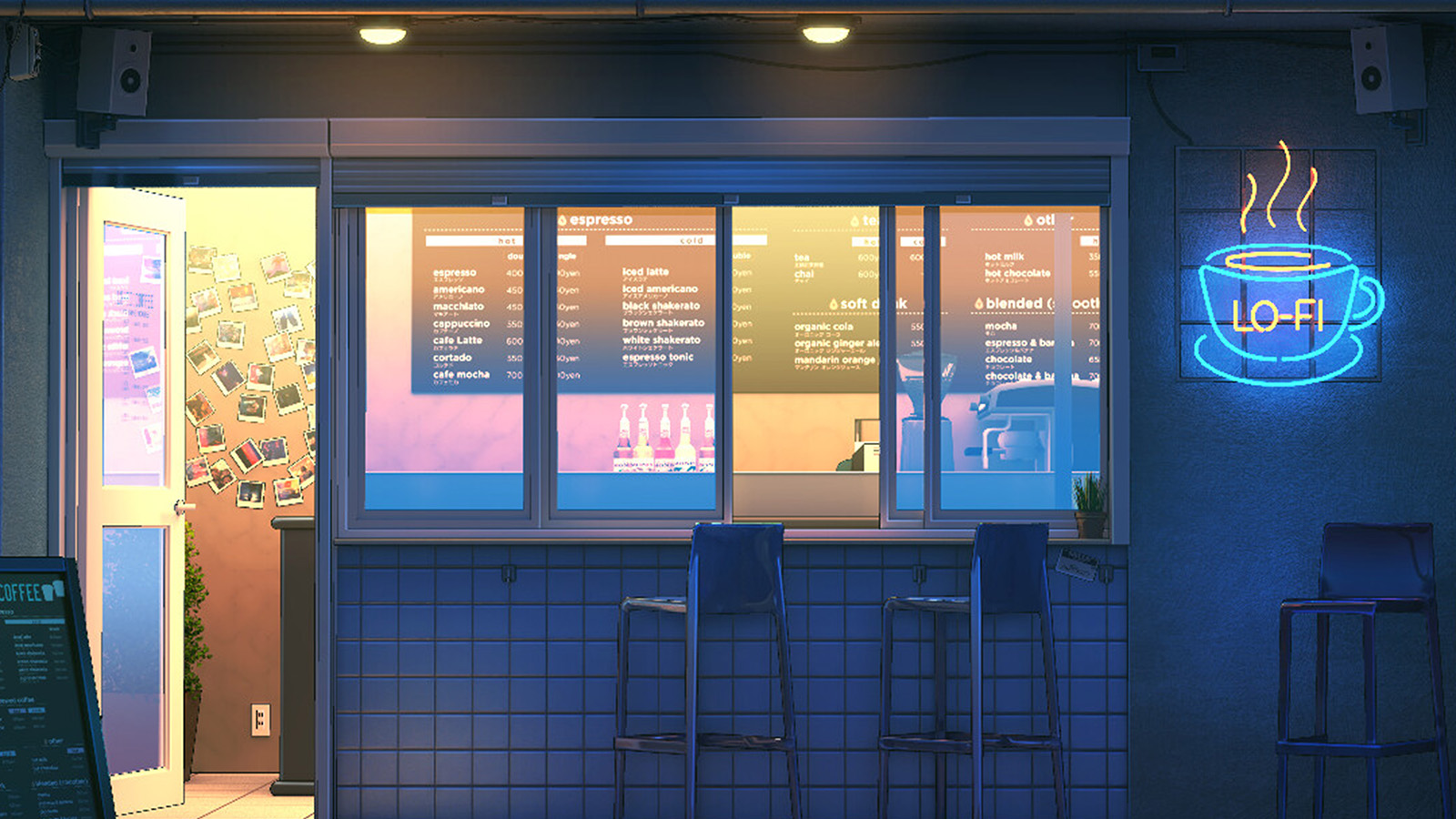 Art Lofi Cafe Drawing Paint