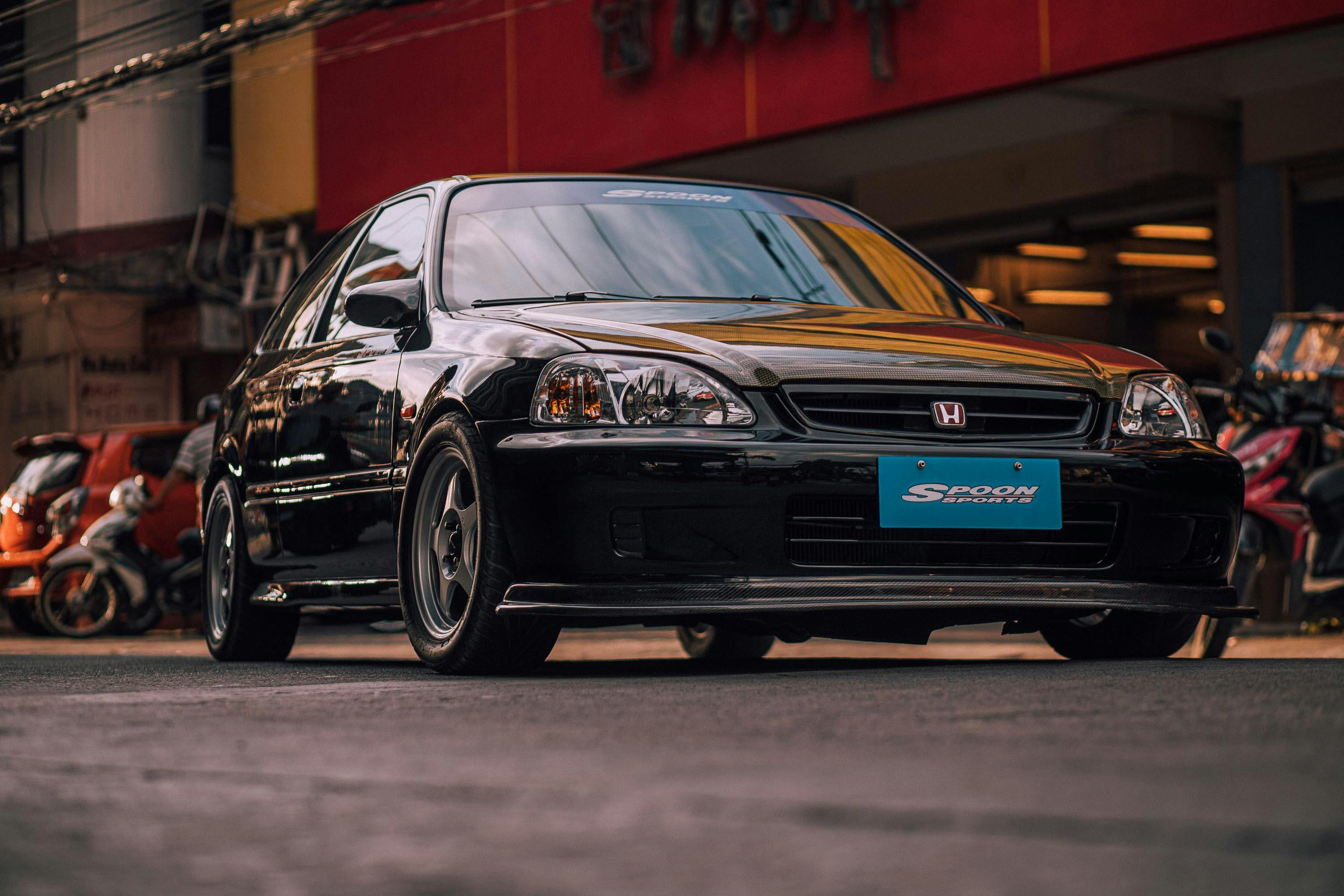 Black Sports Honda Civic · Free