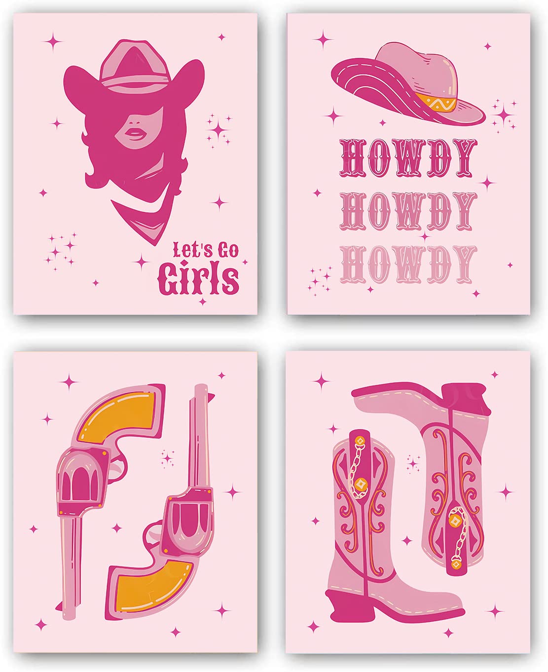TANXM Cowgirl Poster, Pink
