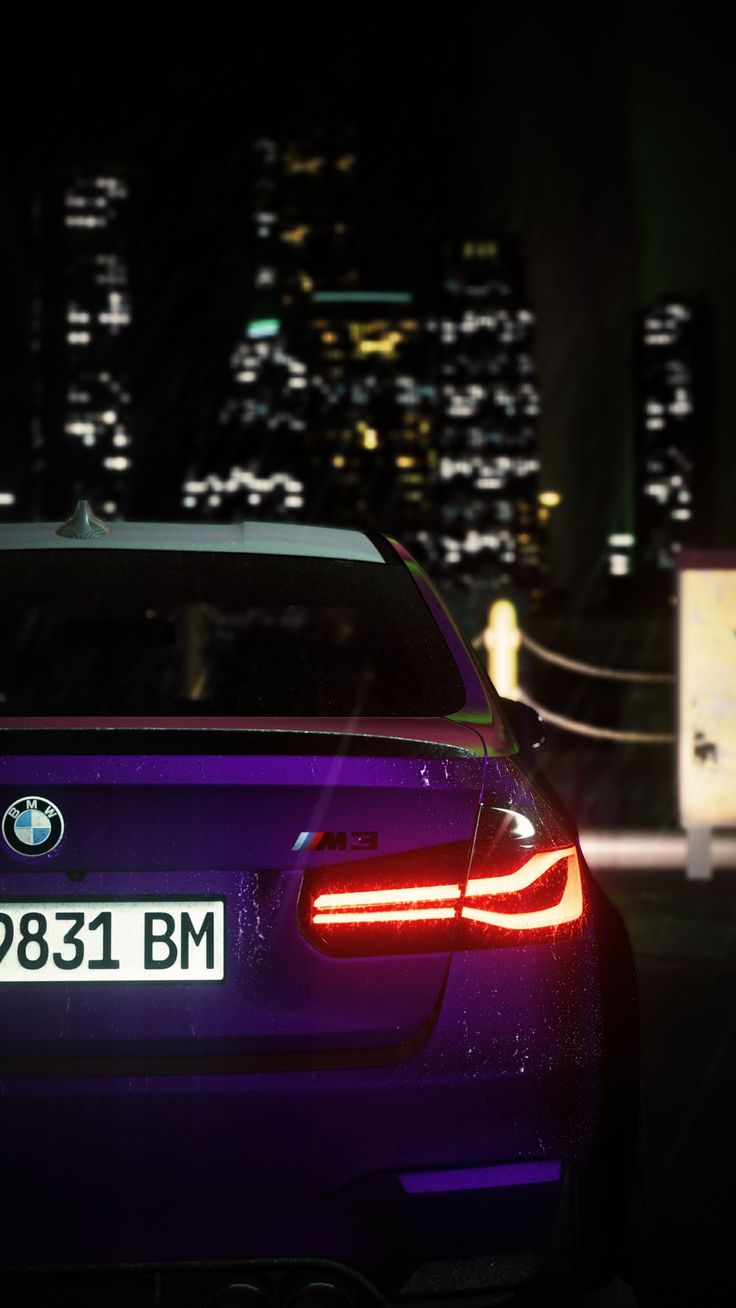 Wallpaper bmw m3, bmw, car, purple
